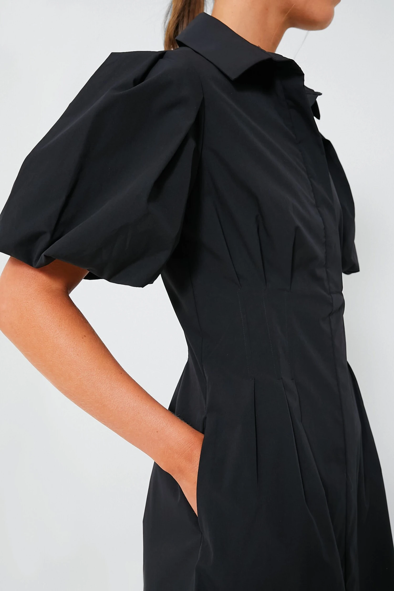 Black Mini Delaney Dress - Image 4