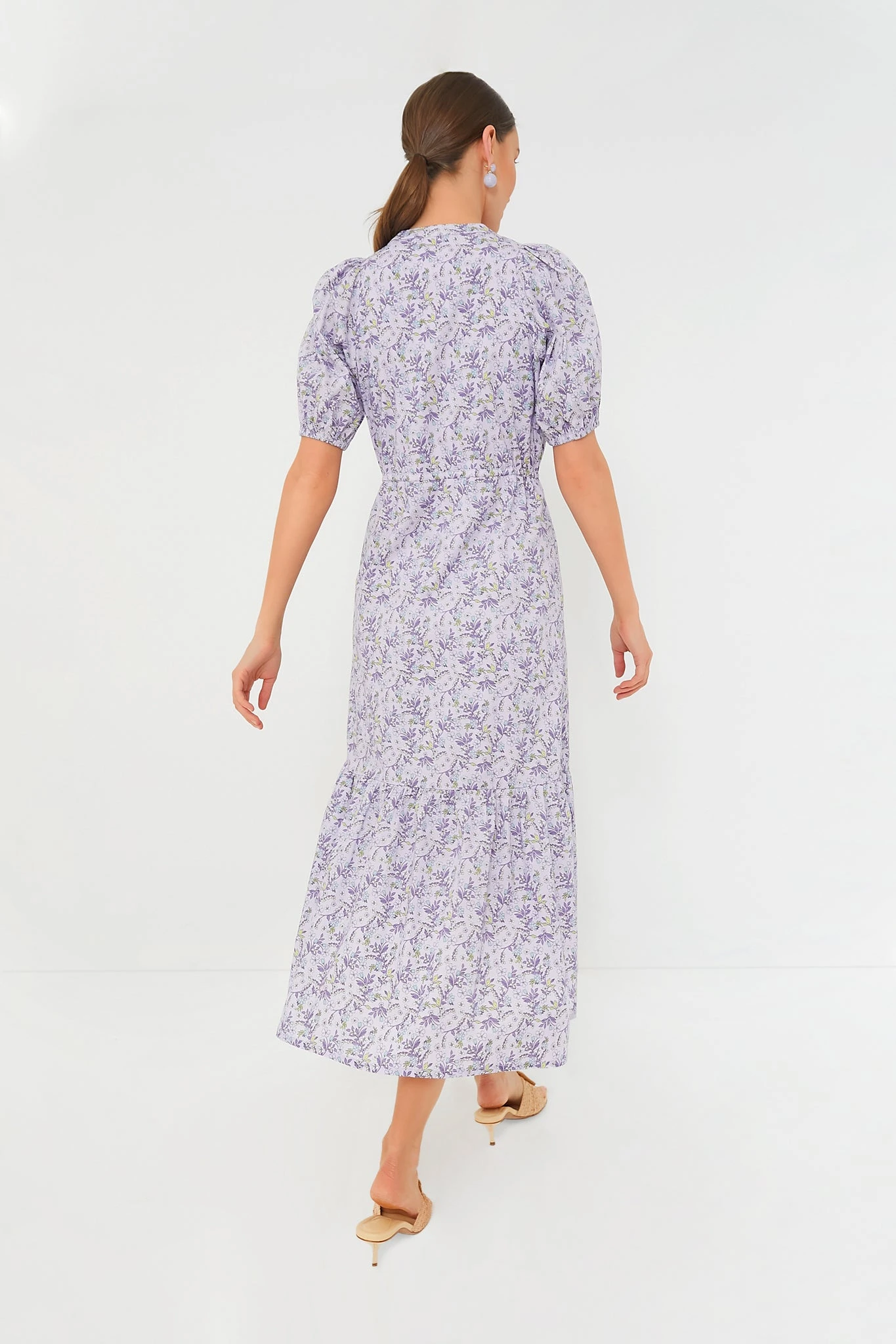 Lavender Floral Frannie Maxi Dress - Image 4