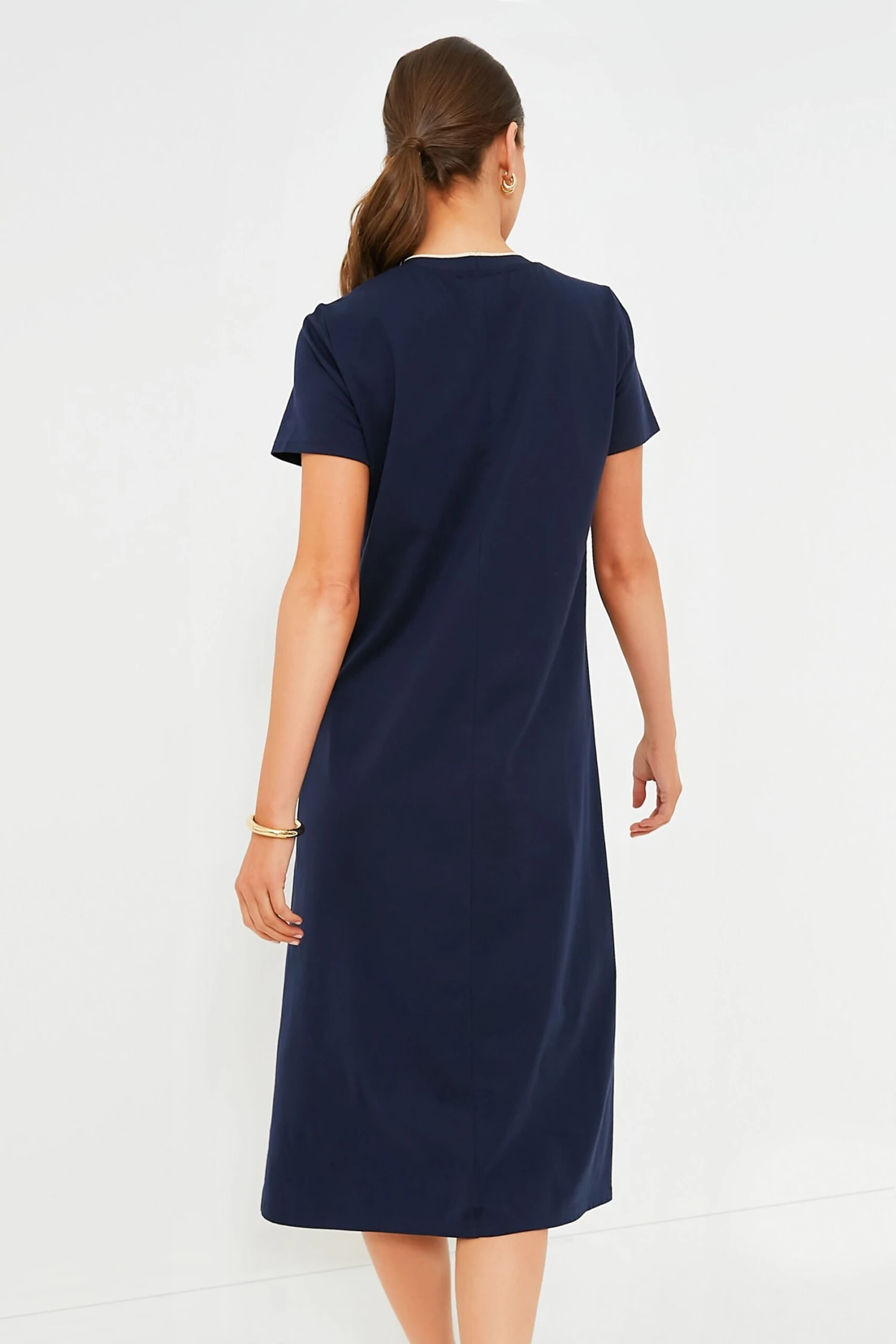 Navy Colbie Knit Maxi Dress - Image 4