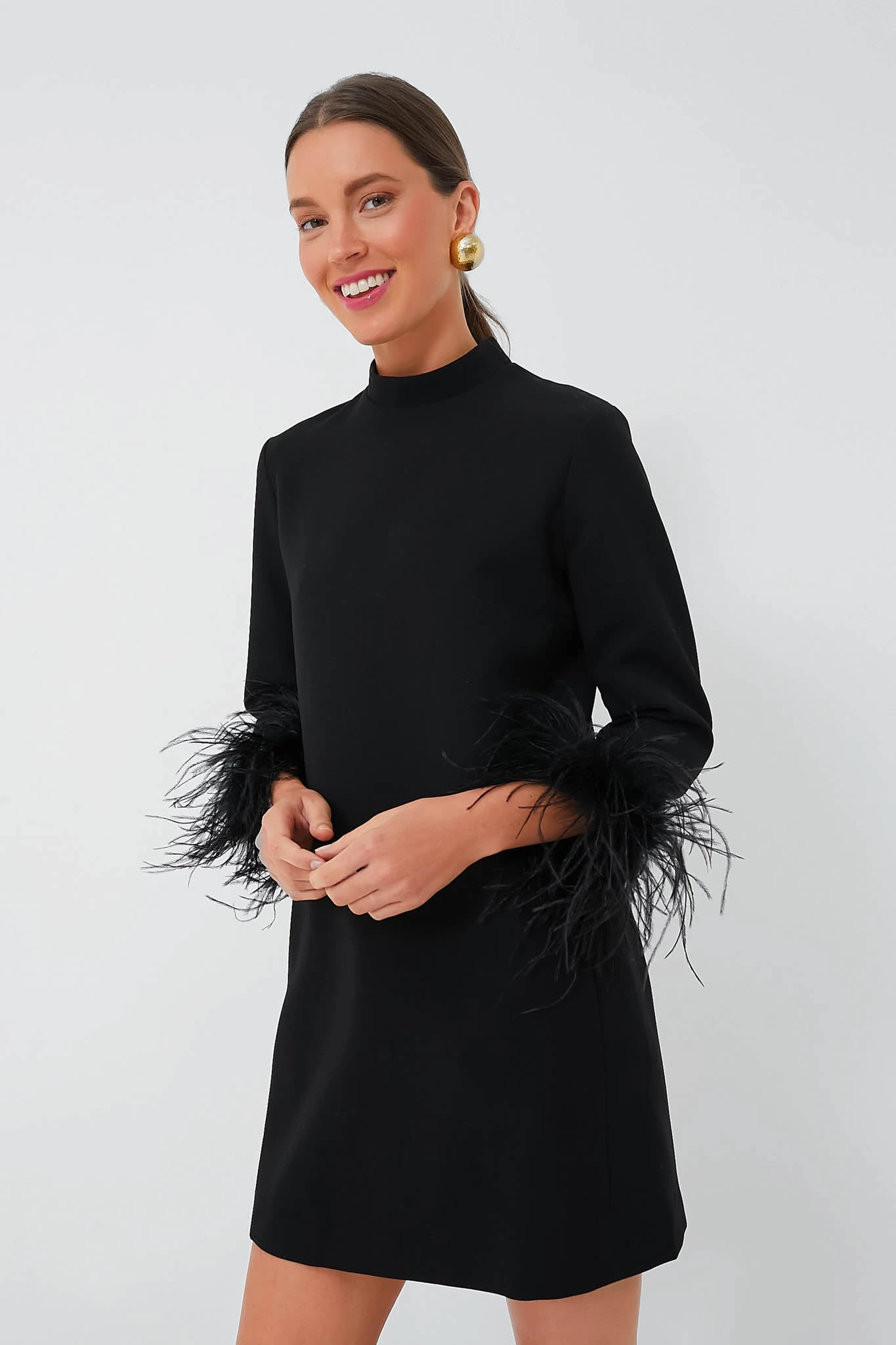 Black Feather Mod Ellie Dress - Image 7