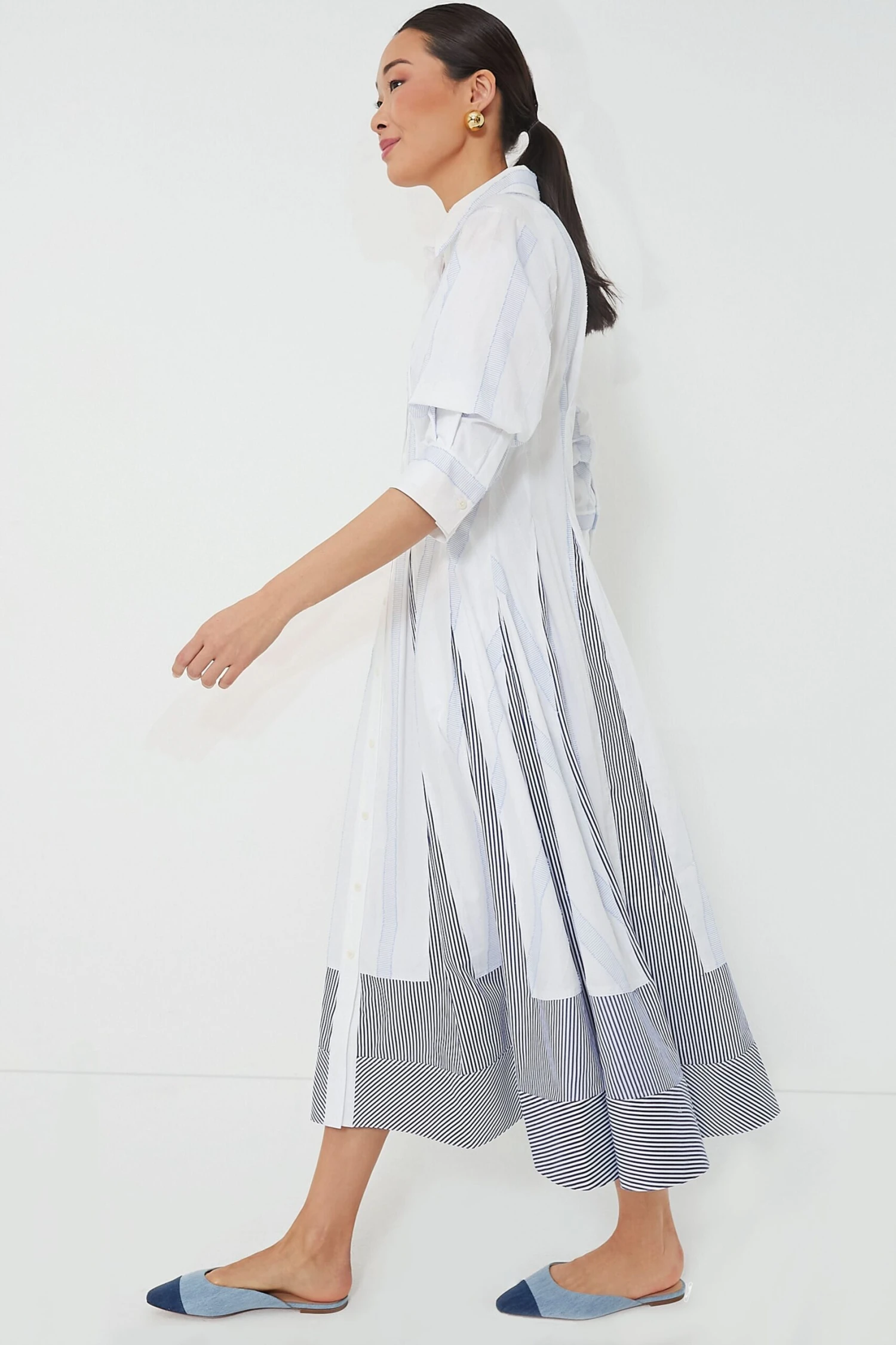 Stripe Multi Jazz Patchwork Dress - Image 3