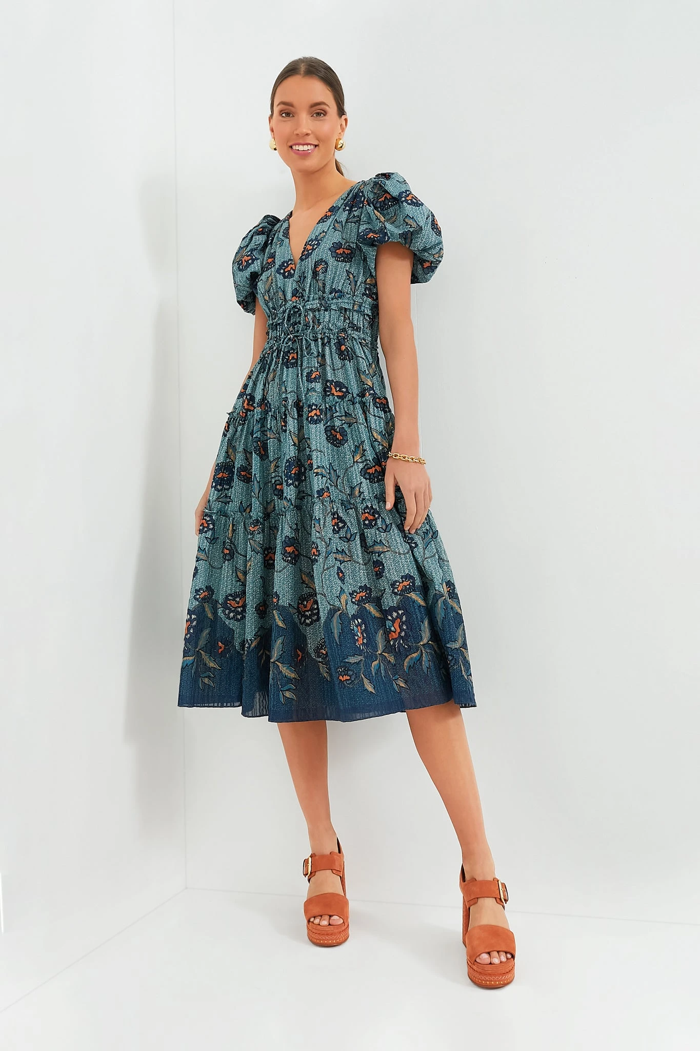 ULLA JOHNSON Cornflower Eloisa Dress