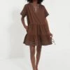 Mocha Kinsley Dress