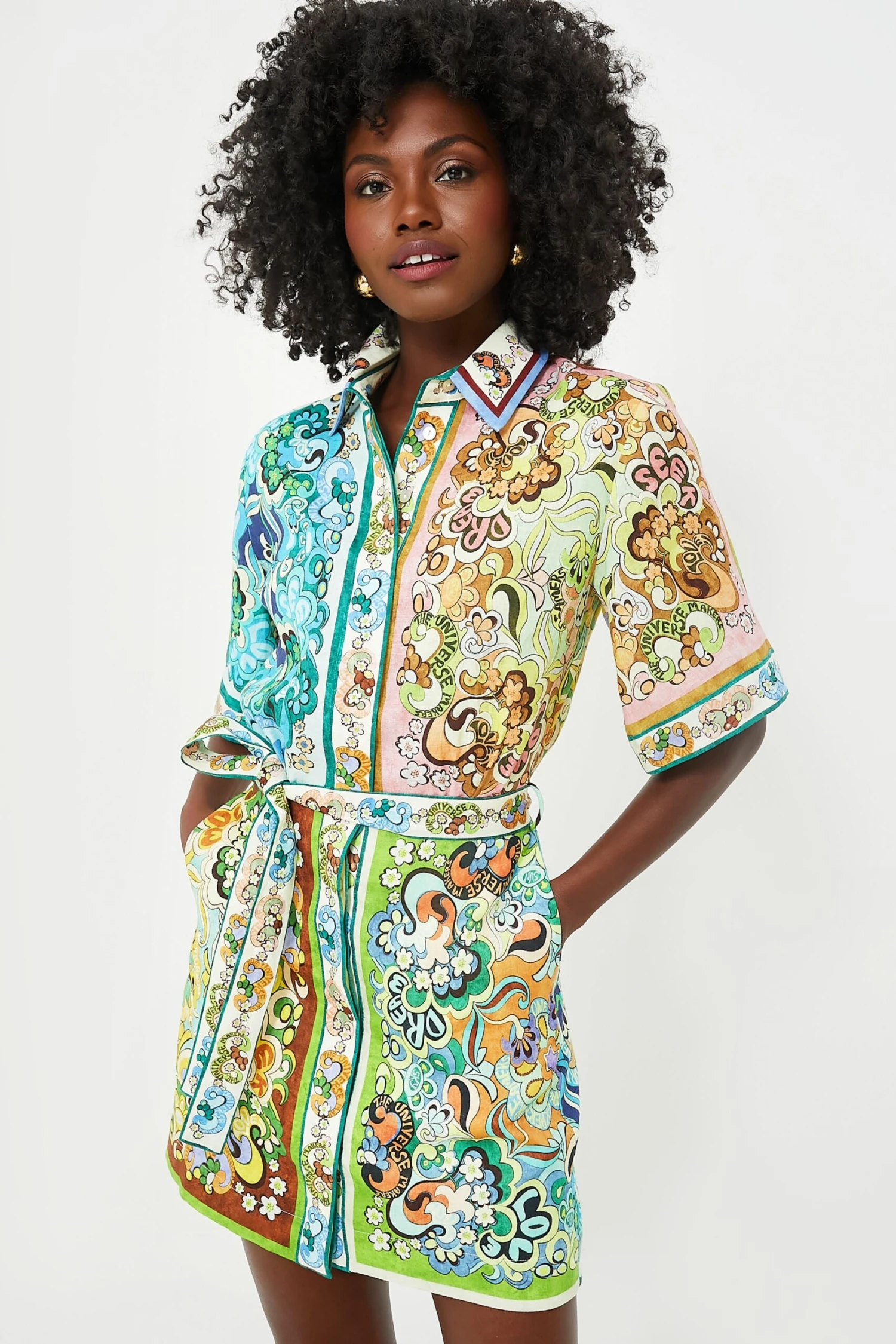 Multi Dreamer Mini Dress - Image 2