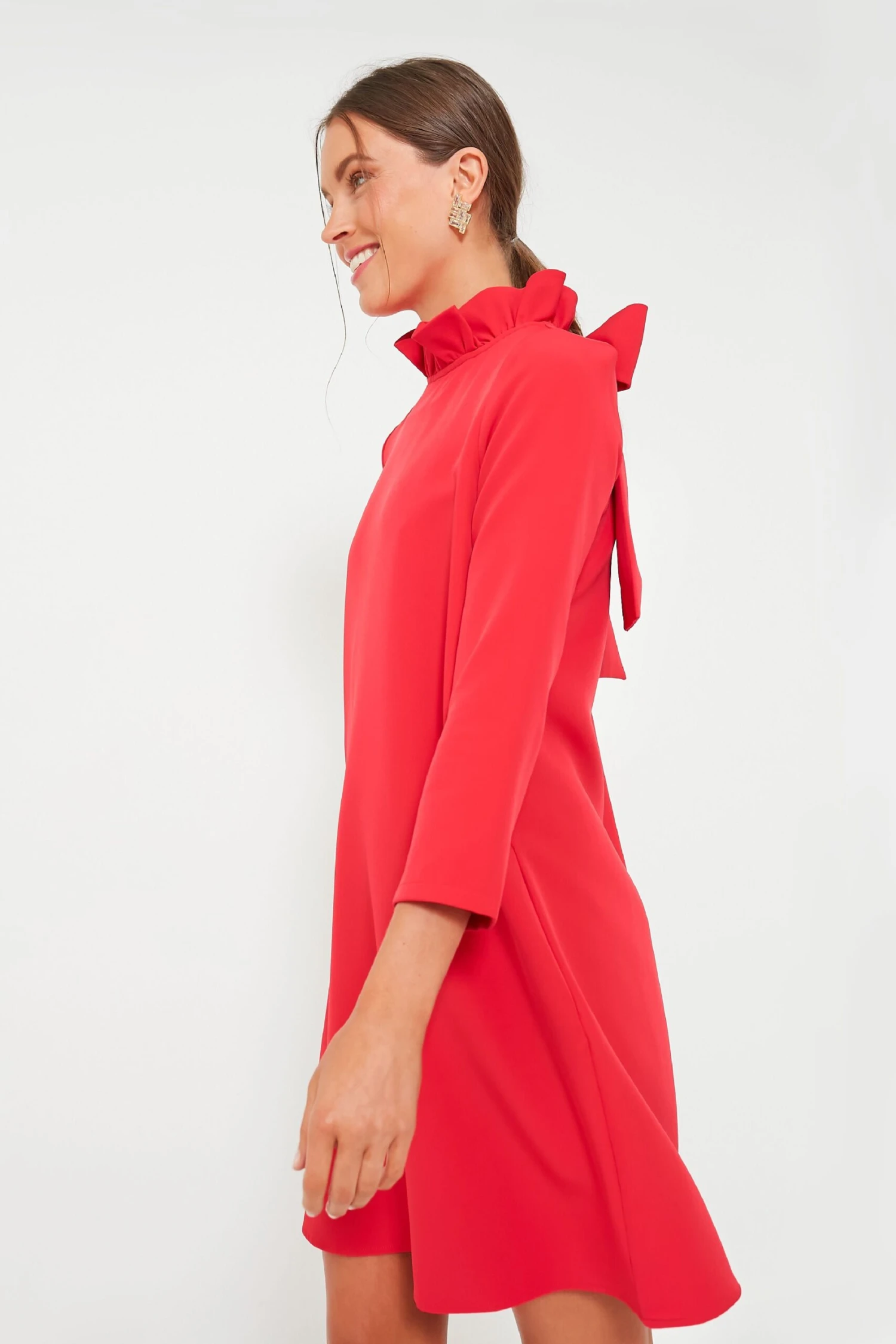 Poppy Red Daphne Dress - Image 4