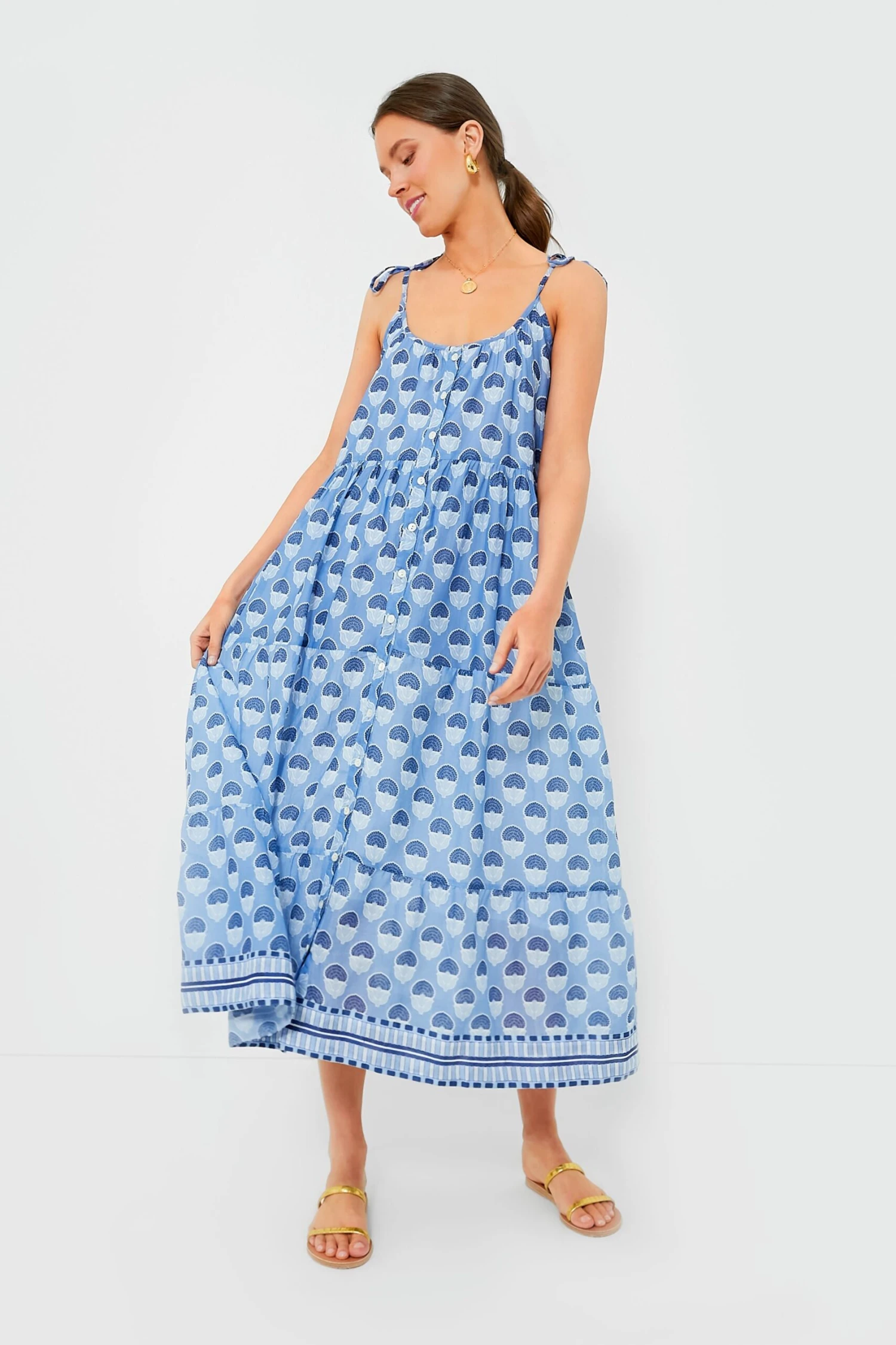 Indian Flower Siesta Dress - Image 6