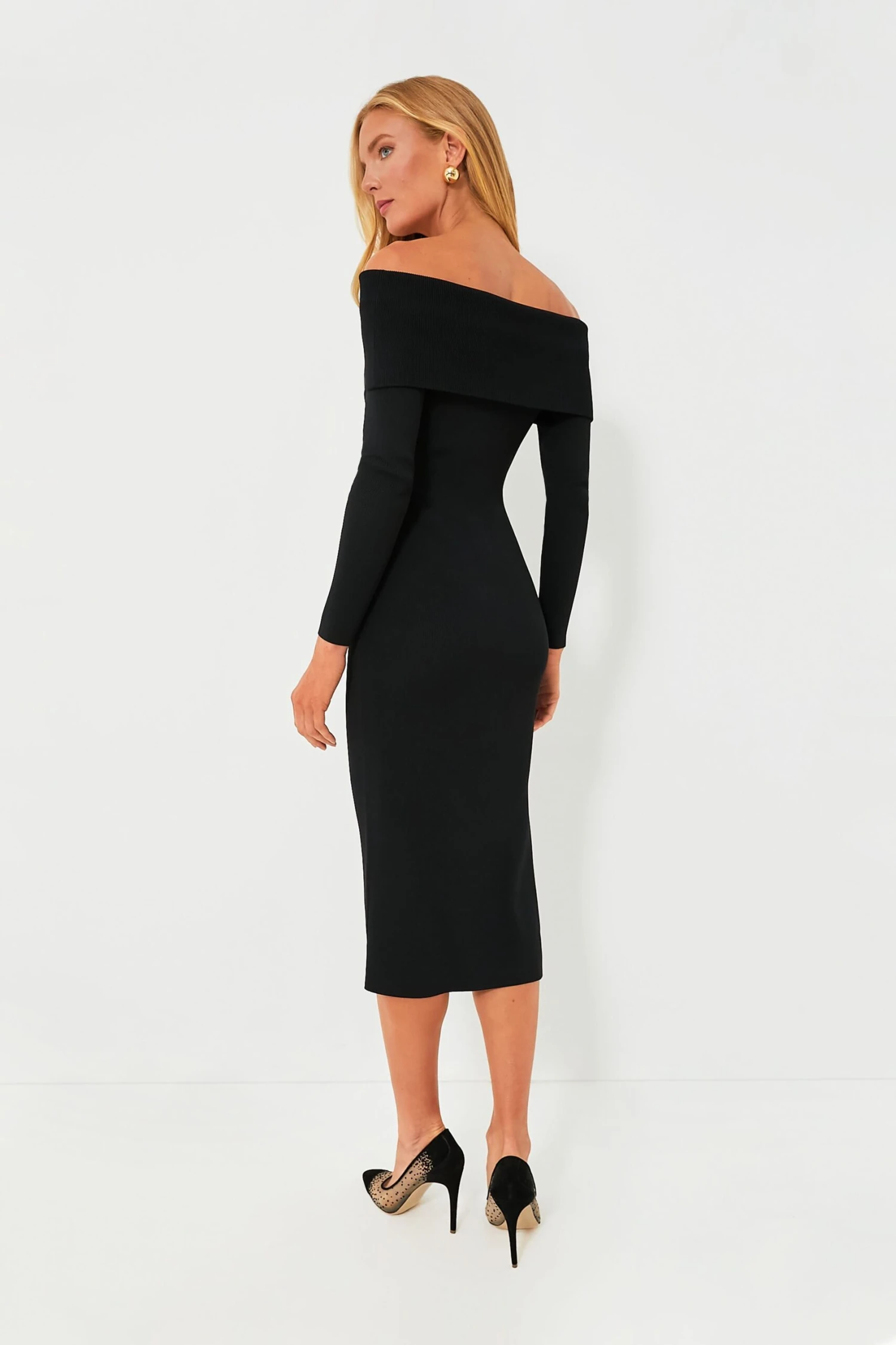 Black Justine Maxi Dress - Image 4