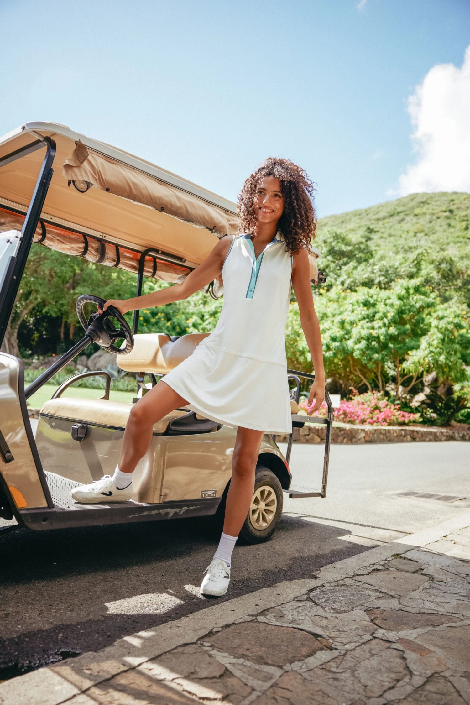 Lisbon Piped Sterling Tennis Dress - Image 2