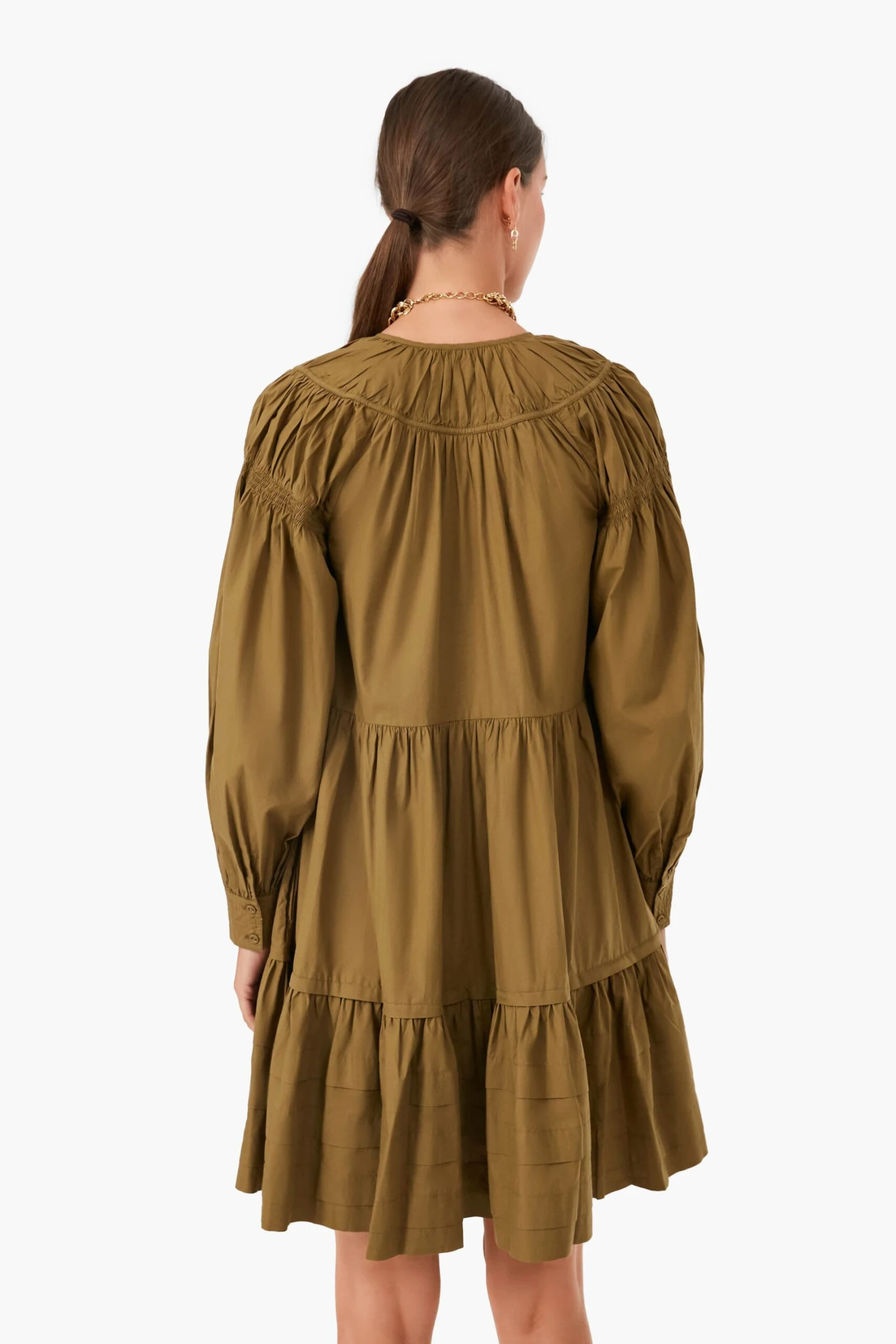 ULLA JOHNSON Willow Rosa Dress - Image 4