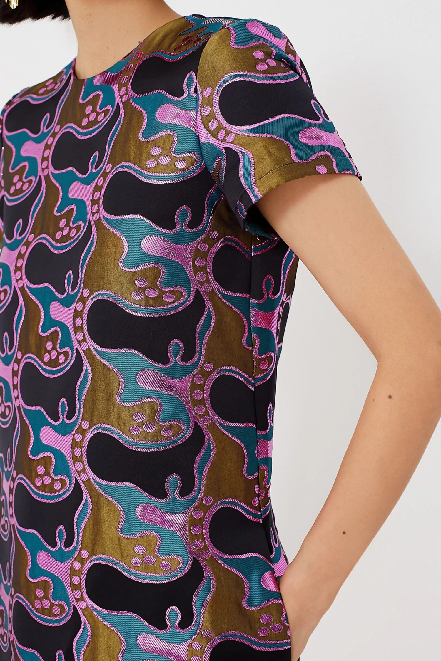 Jacquard Spritz Swing Dress - Image 6