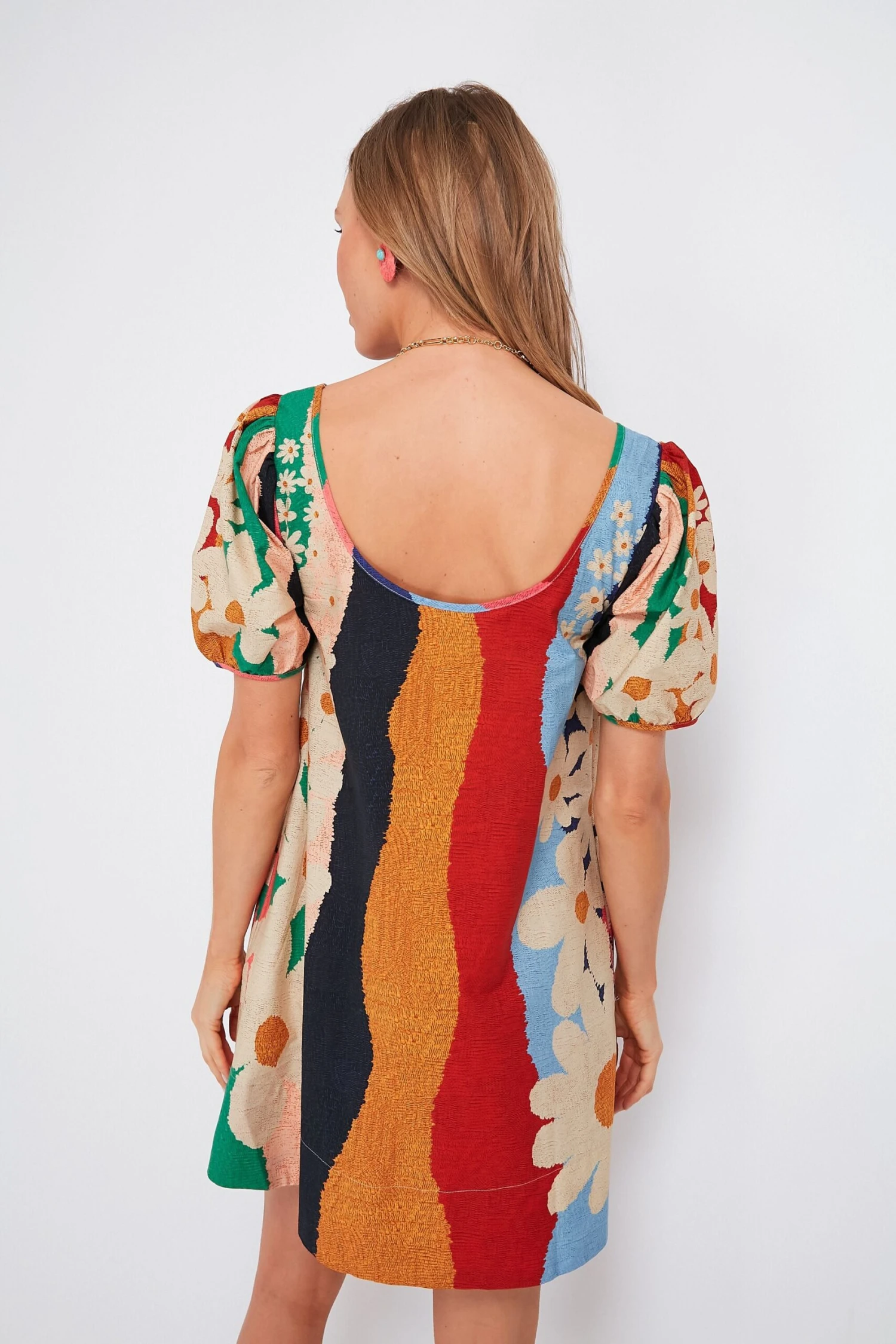 Farm Rio Super Fun Daisy Mini Dress - Image 4