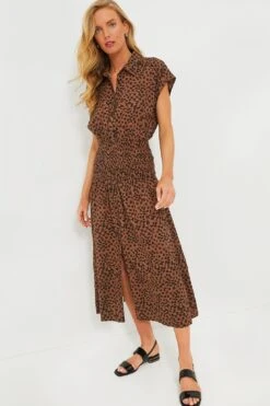 Scattered Geo La Cupola Smocked Dress