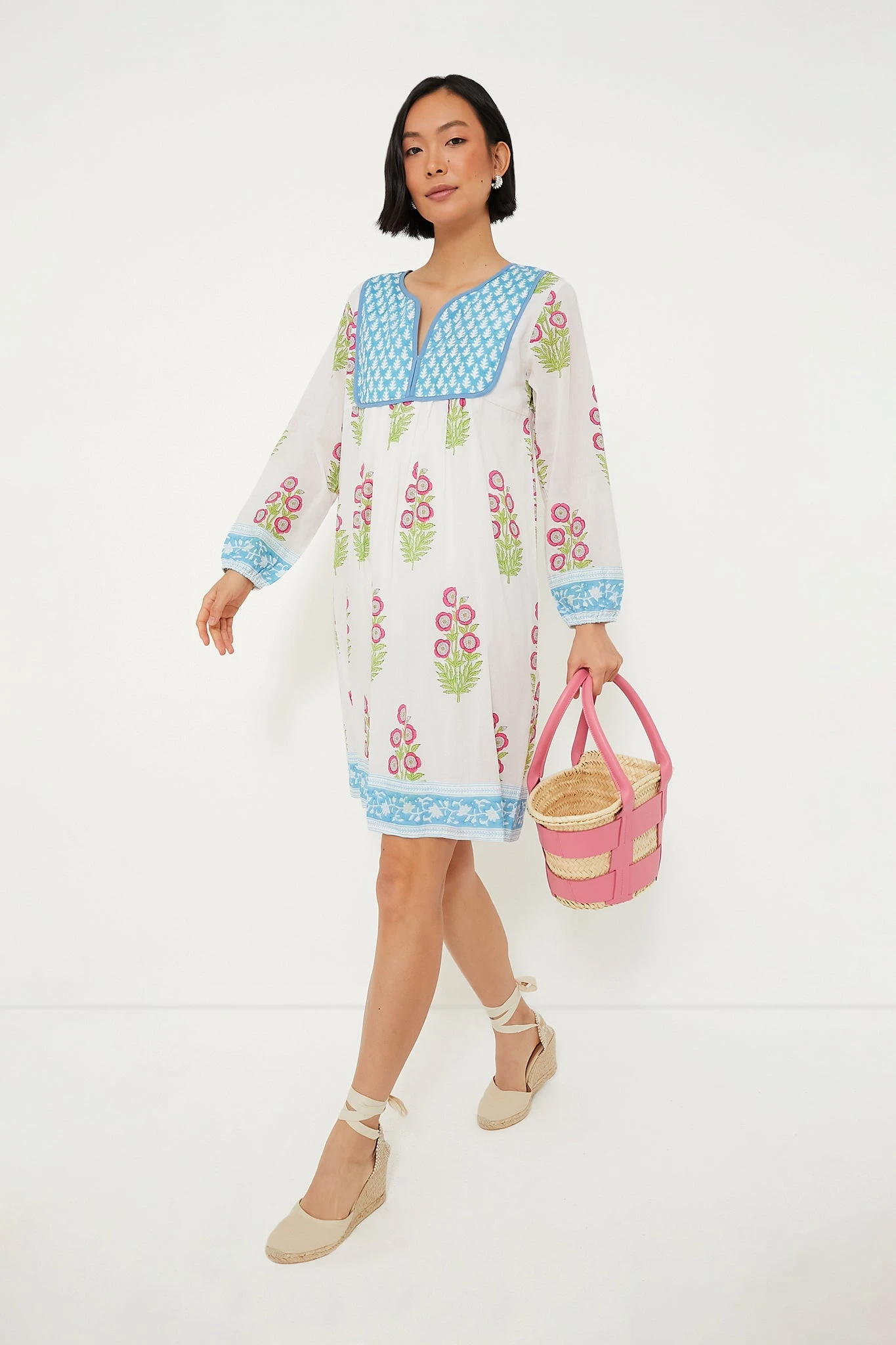 Hot Pink Jaipur Coverup Dress - Image 6