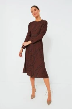 Chocolate Twombly Bex Dress