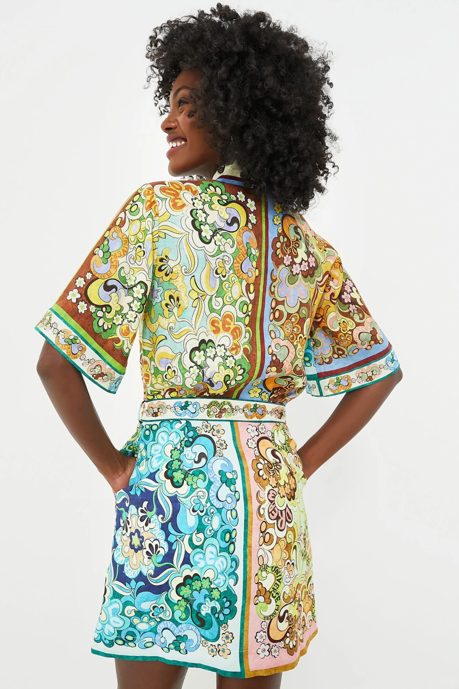 Multi Dreamer Mini Dress - Image 4