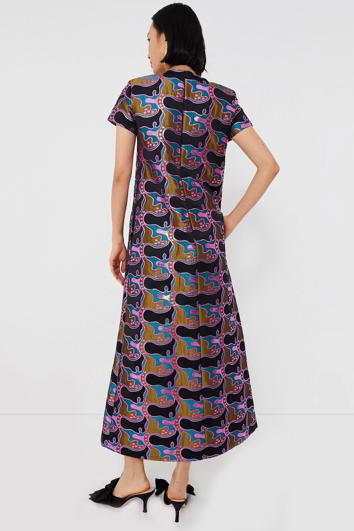 Jacquard Spritz Swing Dress - Image 4