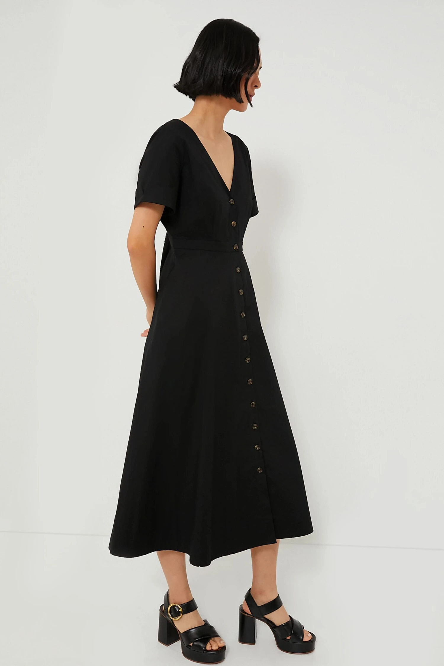 Black Kate Maxi Dress - Image 3