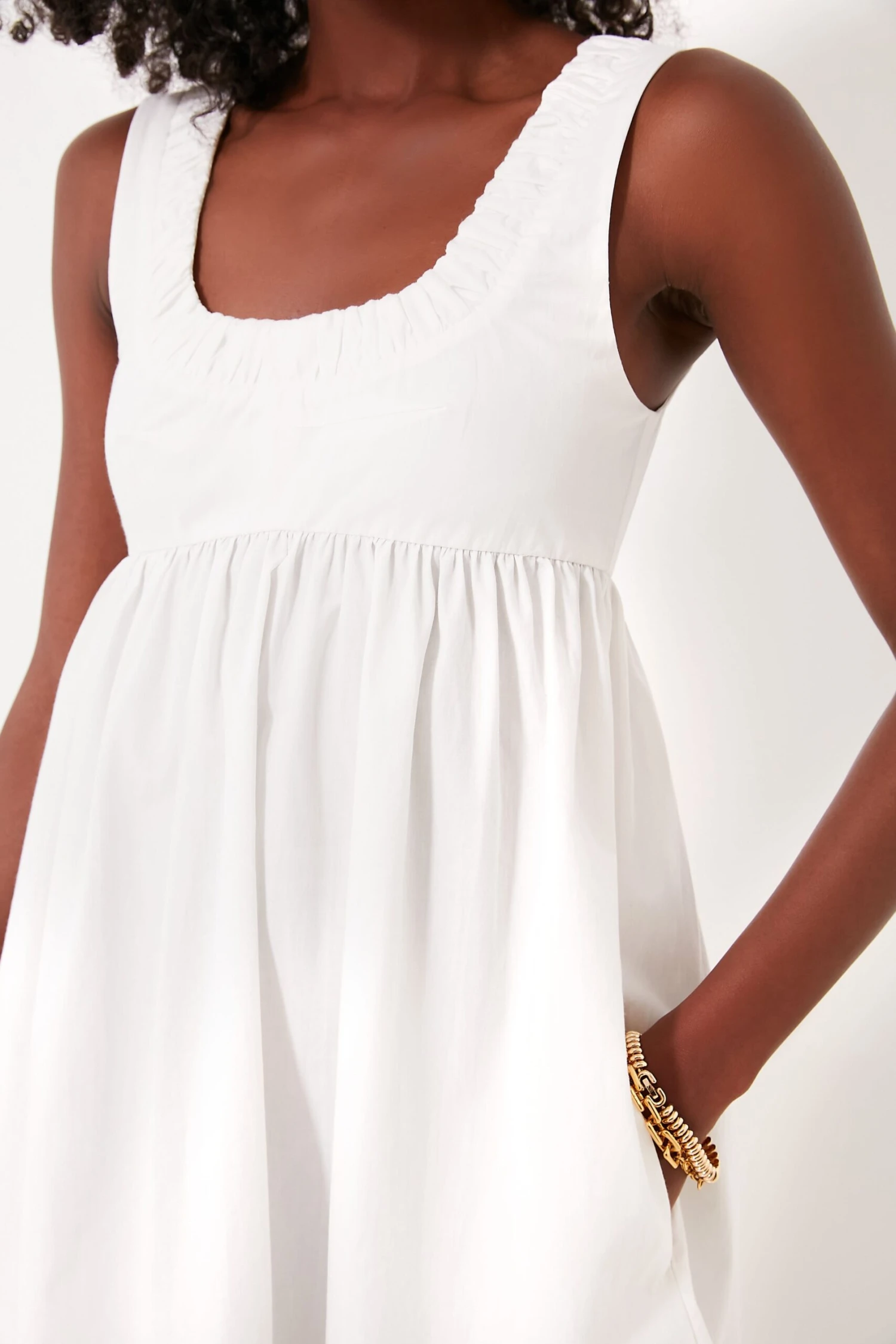 White Letizia Mini Dress - Image 5