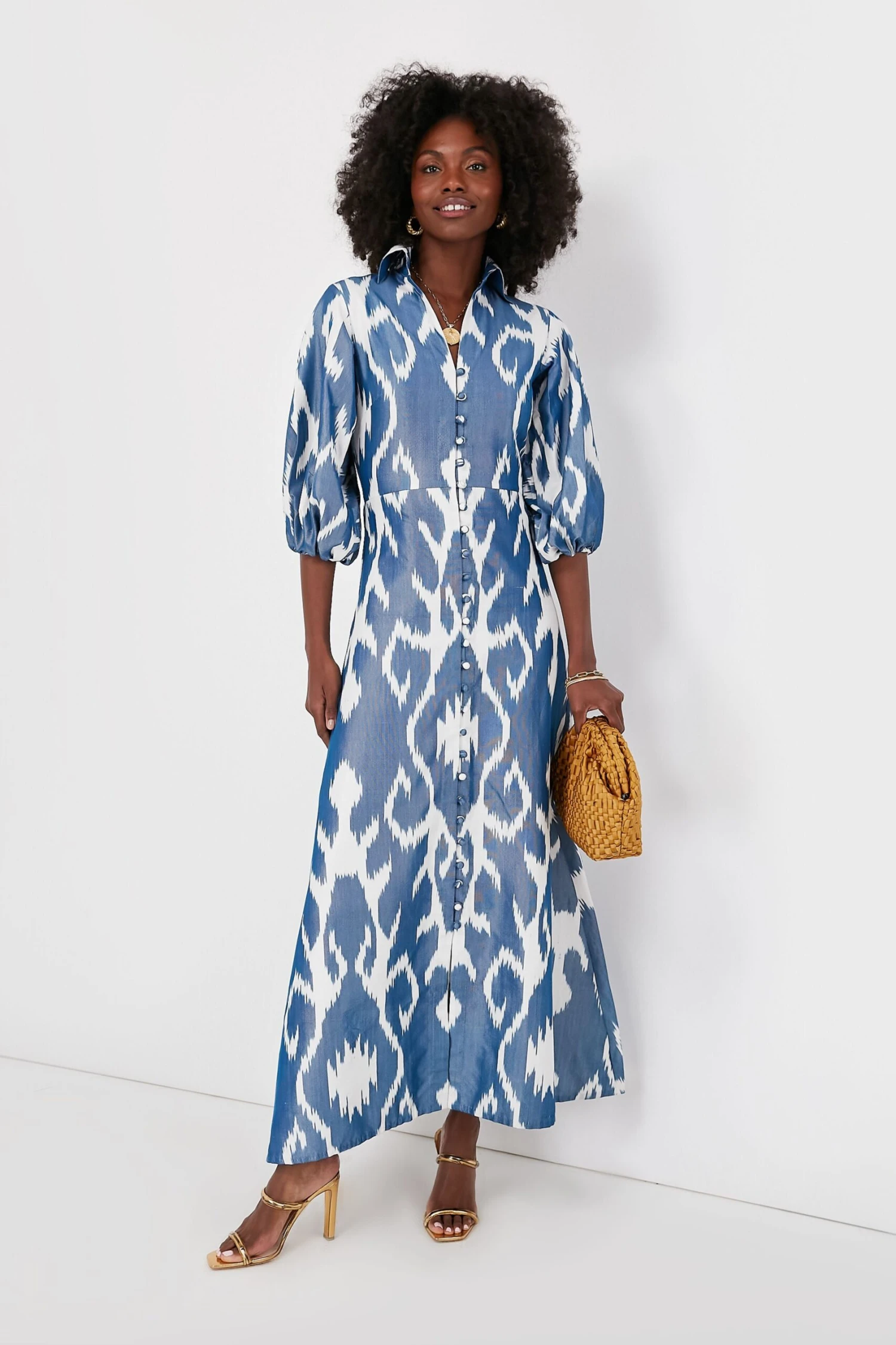 Blue Jodhpur Dress - Image 5