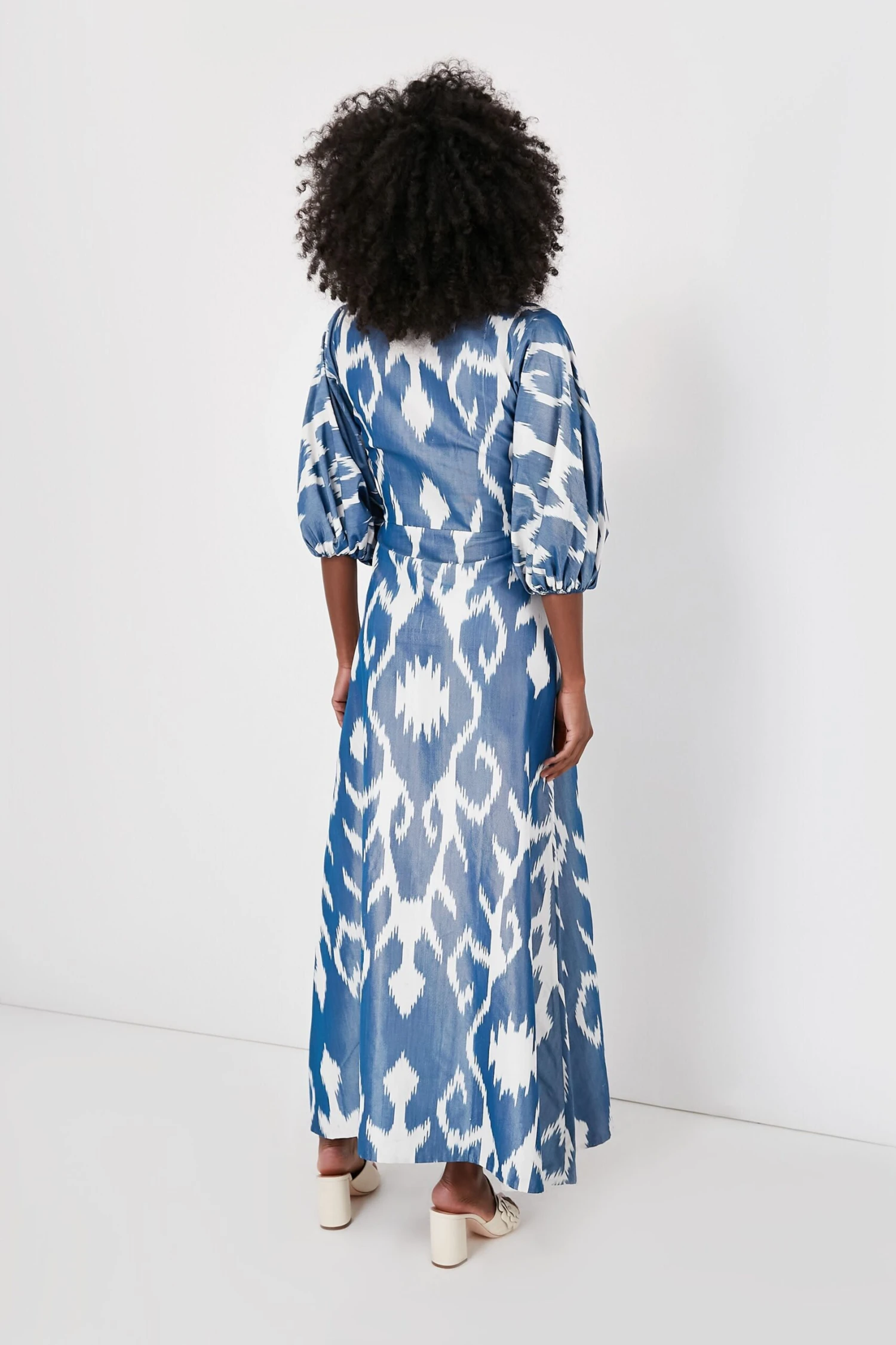 Blue Jodhpur Dress - Image 4