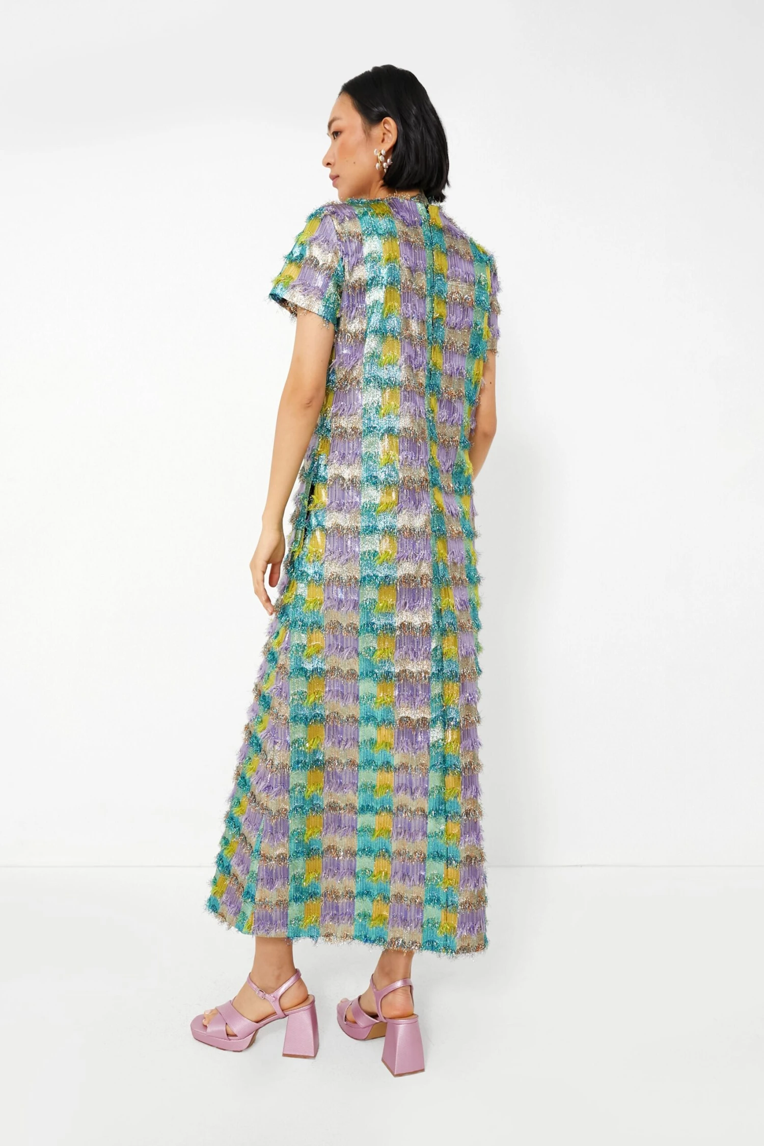 Jacquard Pharaoh Swing Dress - Image 4