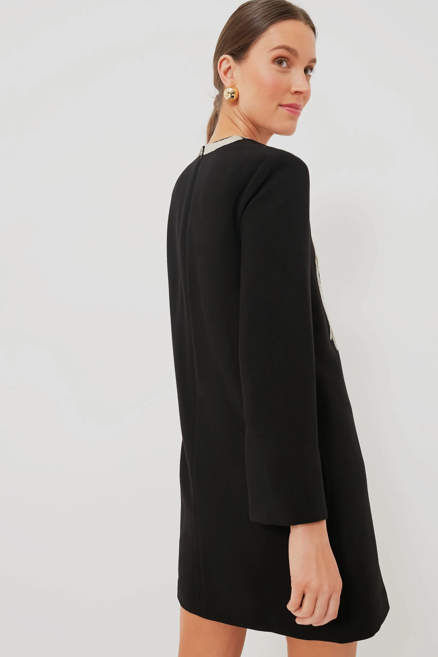 Black Bow Mini Jamie Dress - Image 4