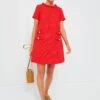 Red Tweed Jackie Dress