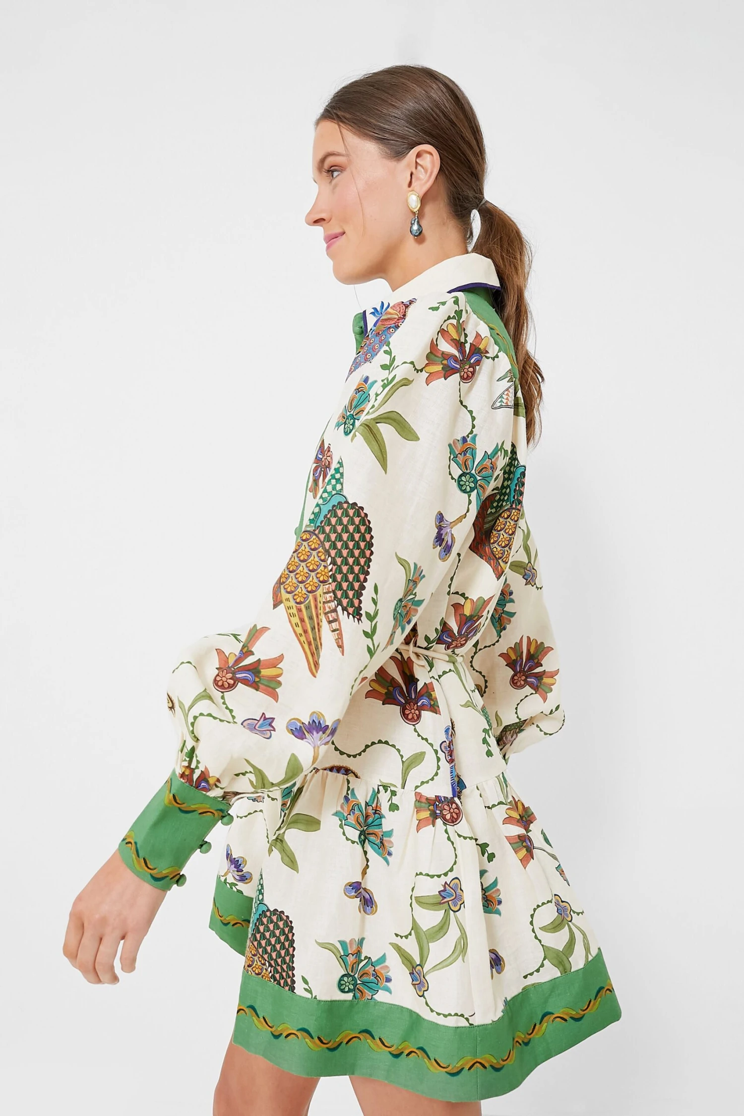 Multi Birdie Mini Dress - Image 3