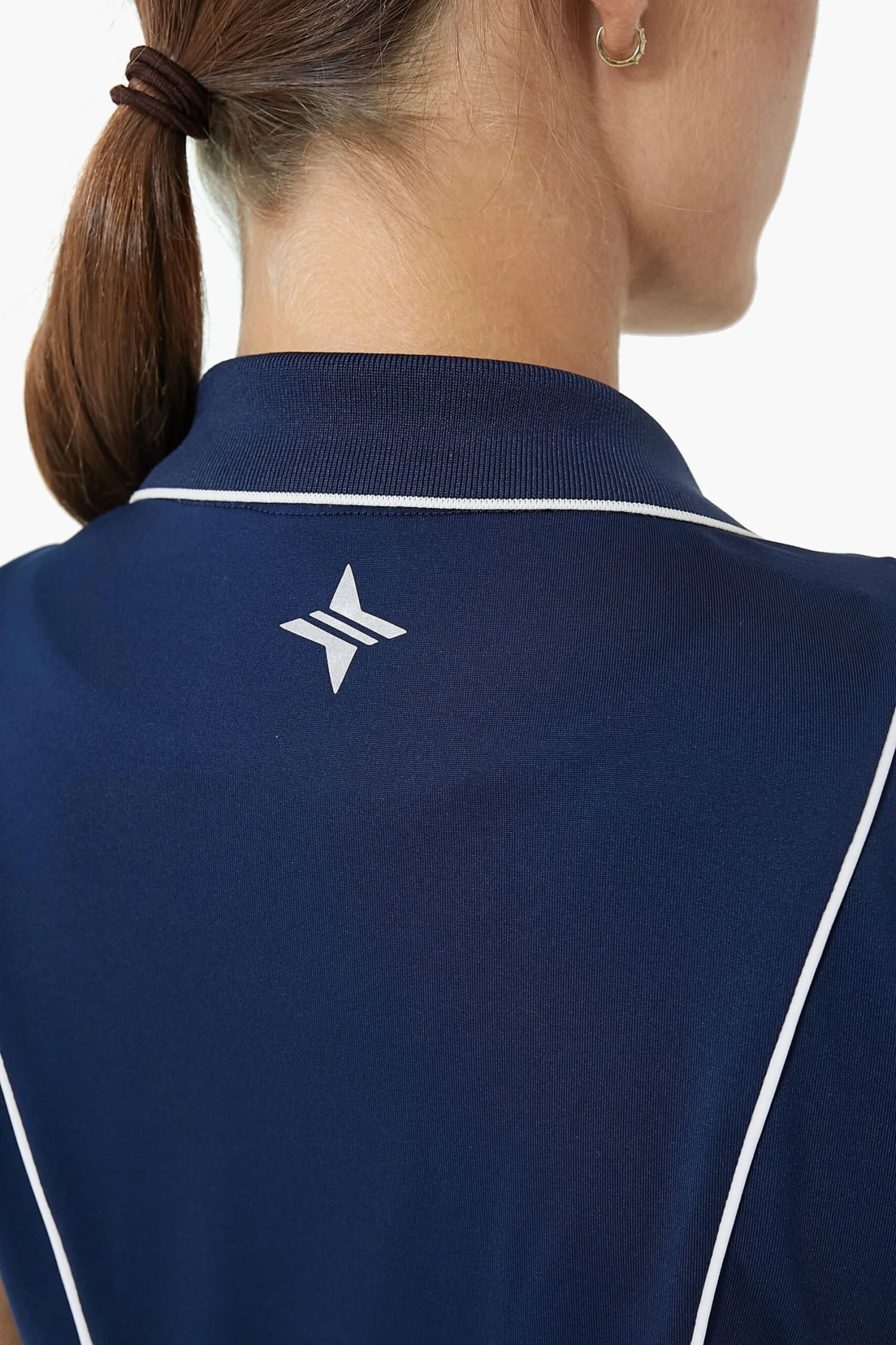 Navy Roxana Half Zip Golf Dress - Image 6