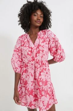Pink Floral Matilda Mini Dress