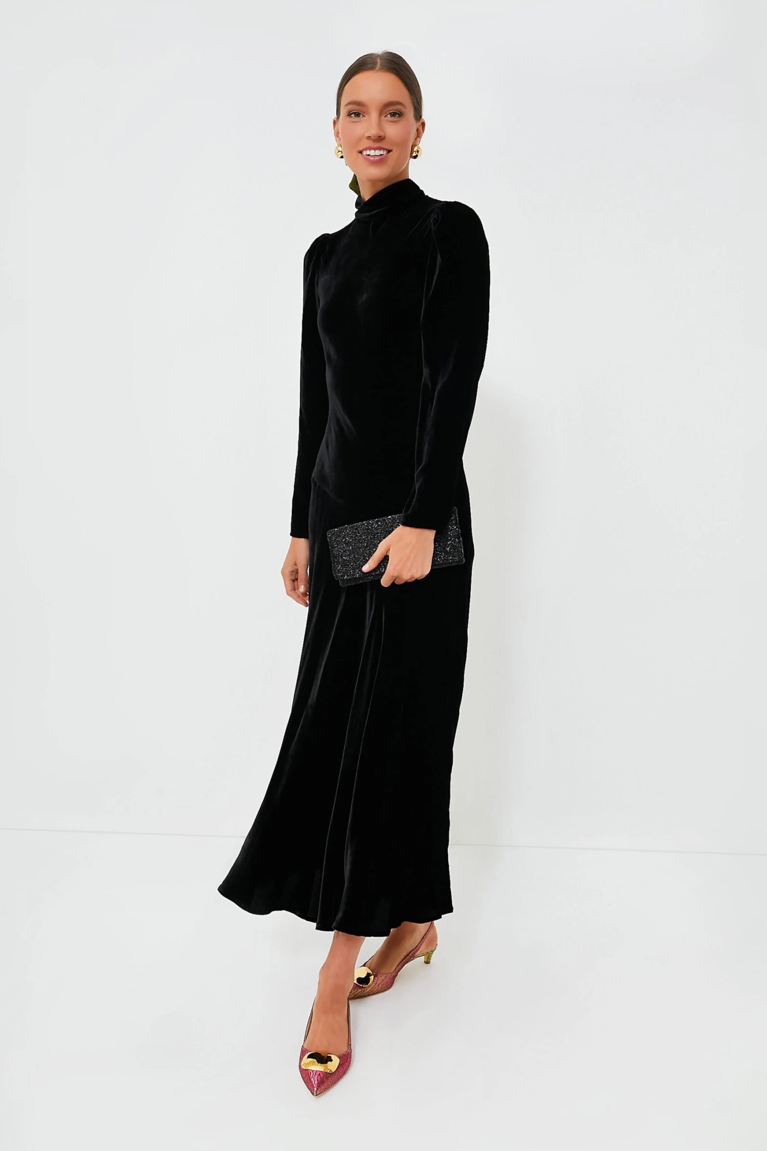 ULLA JOHNSON Noir Delphine Dress - Image 2
