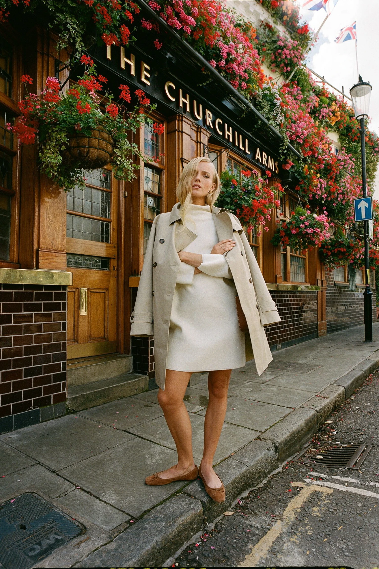 Winter White Vivianne Dress - Image 2