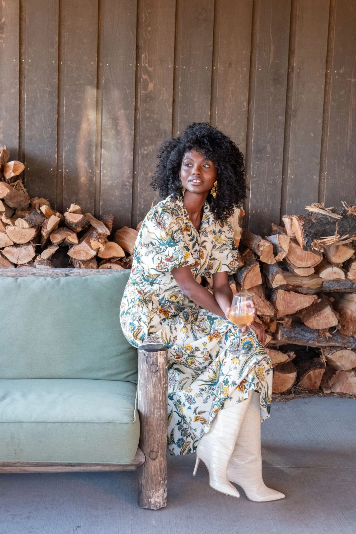 Sharp Floral Delaney Dress - Image 6