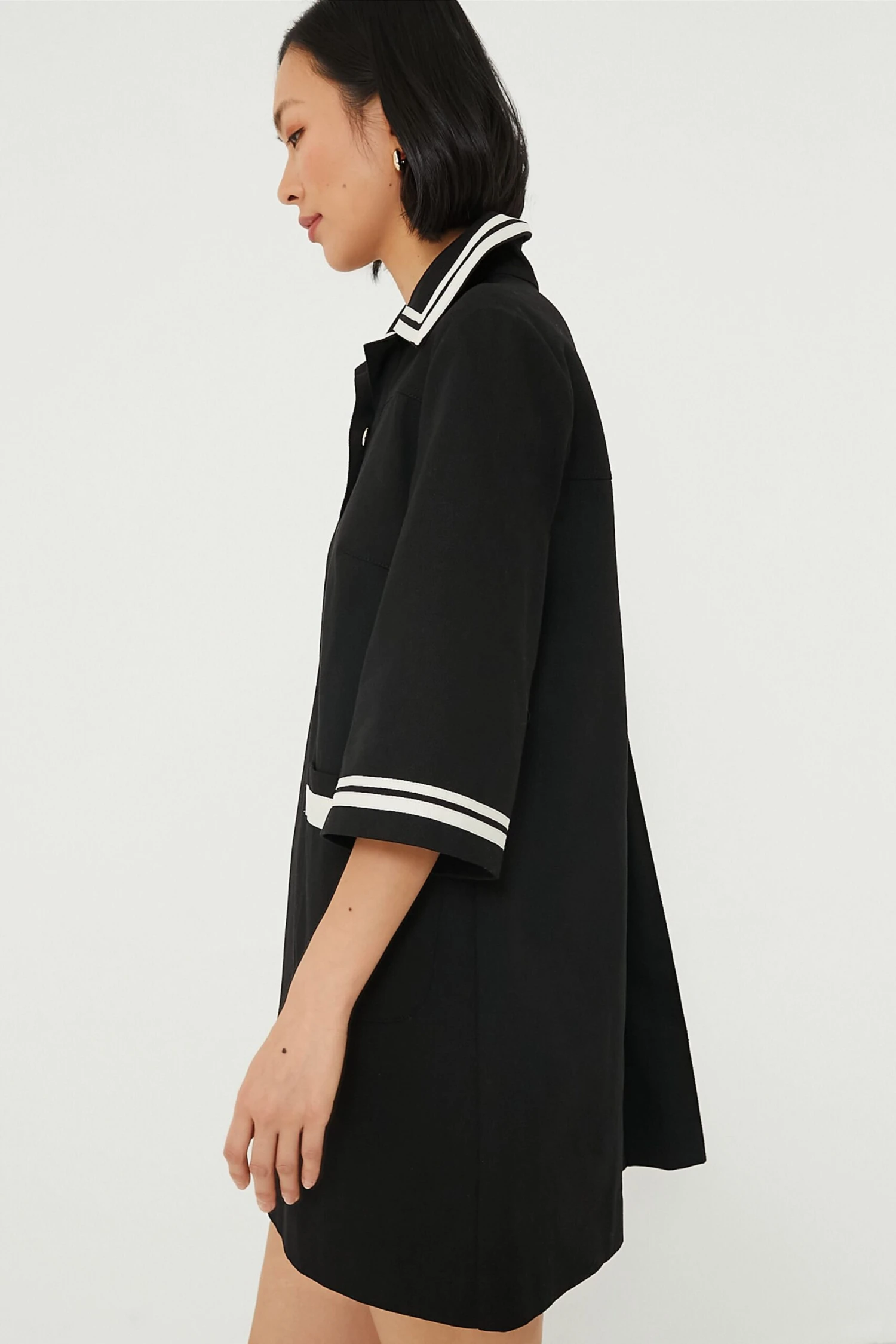 Jet Black Hart Shirt Dress - Image 3