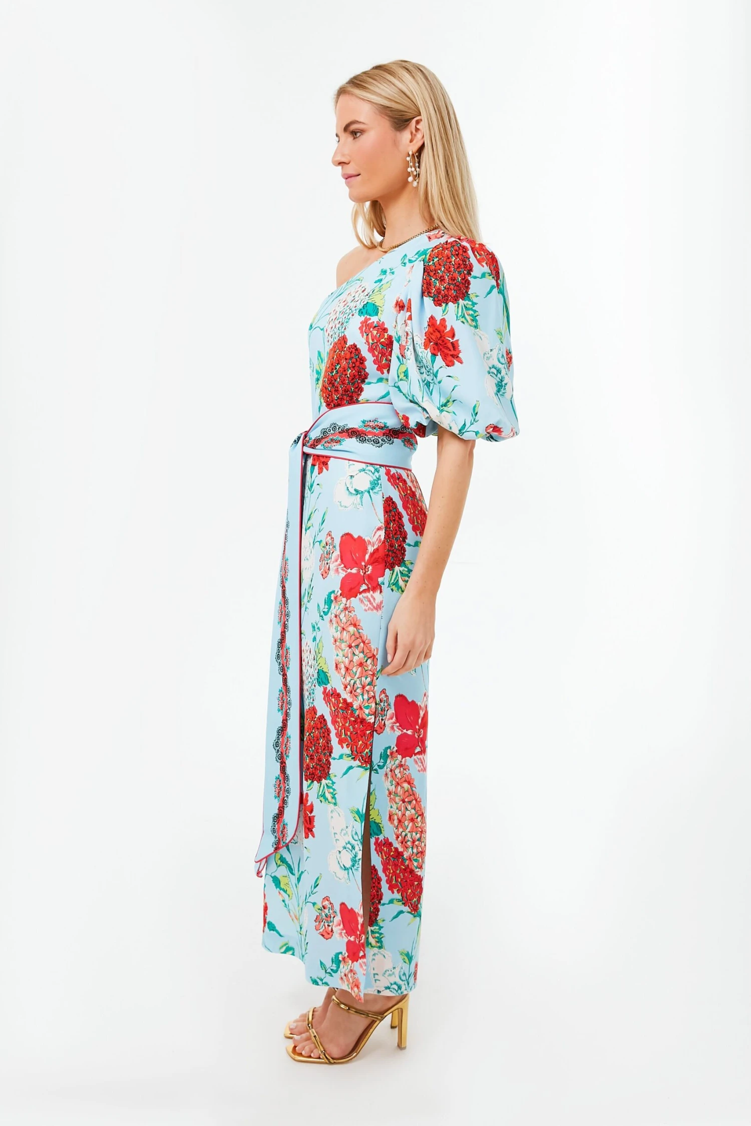 Floral Dew One Shoulder Lucia Dress - Image 3