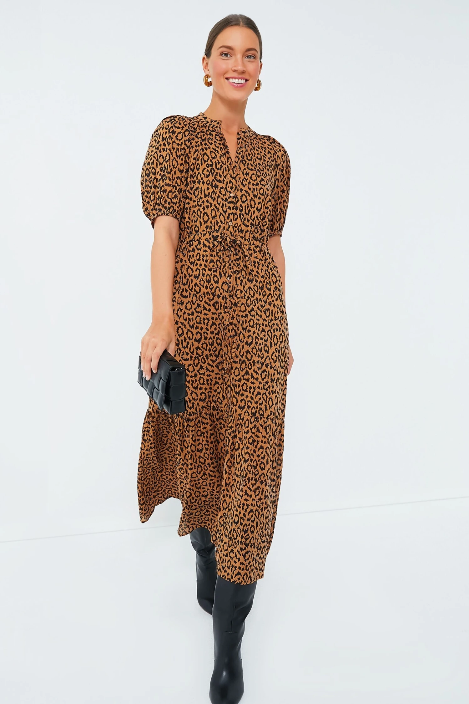 Vintage Leopard Organic Lucy Dress - Image 2