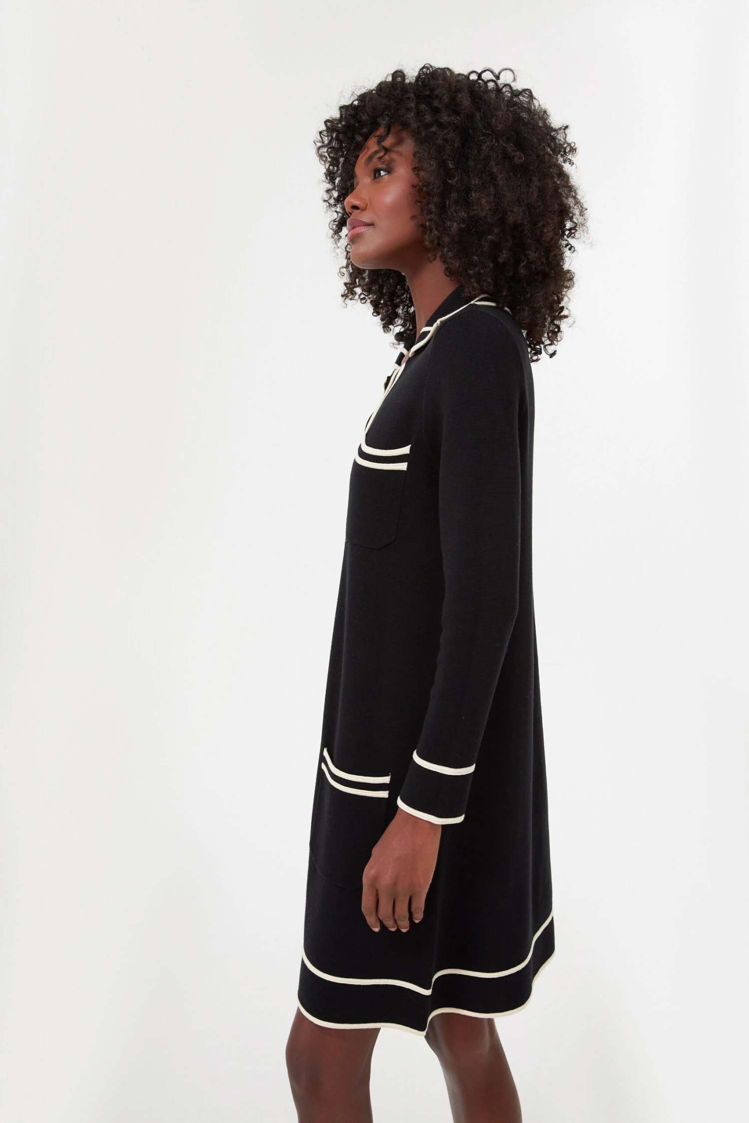 Black Eleonora Dress - Image 3