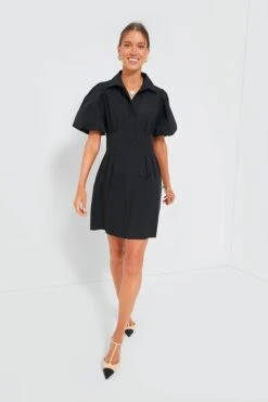 Black Mini Delaney Dress