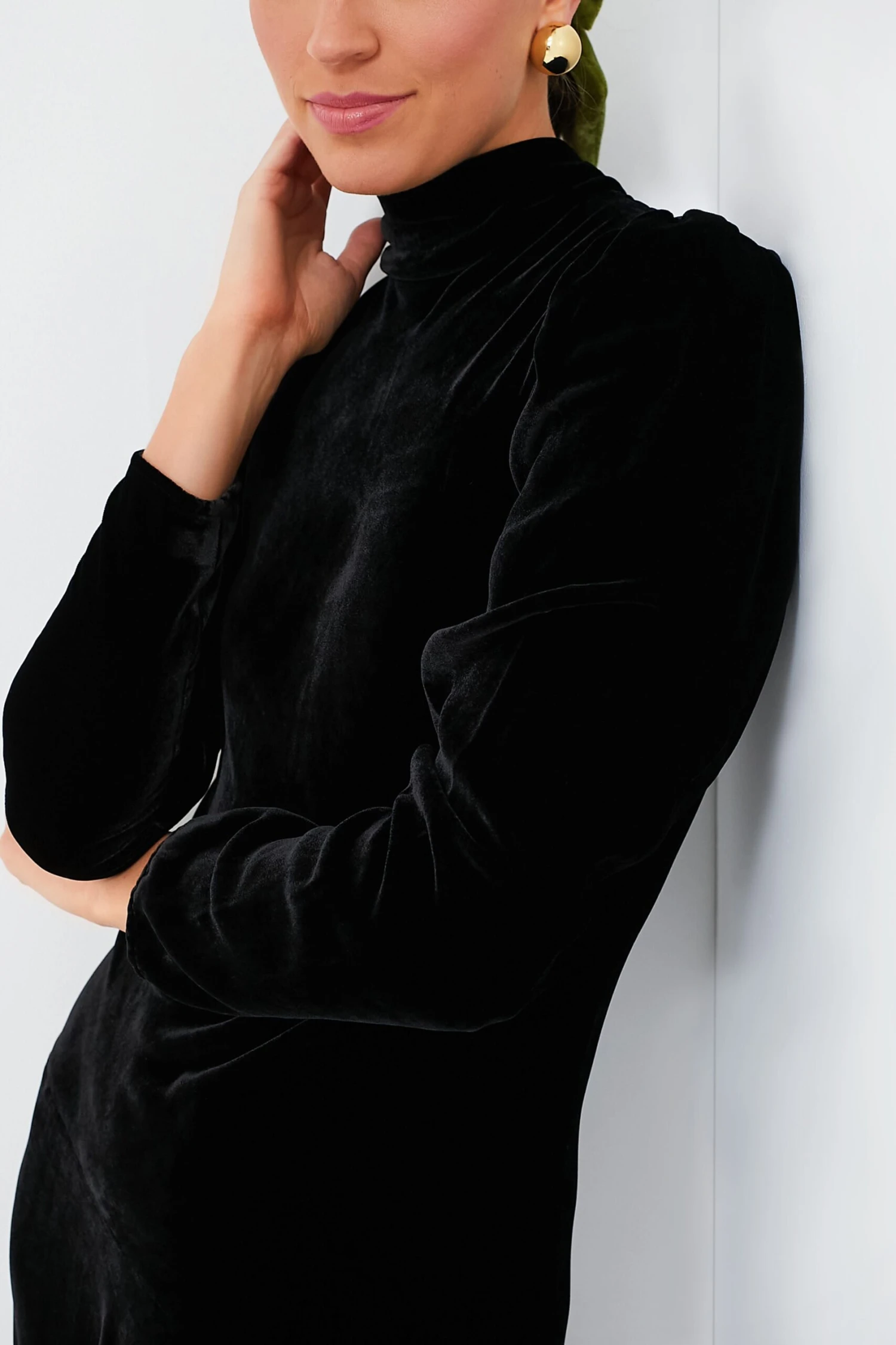 ULLA JOHNSON Noir Delphine Dress - Image 5