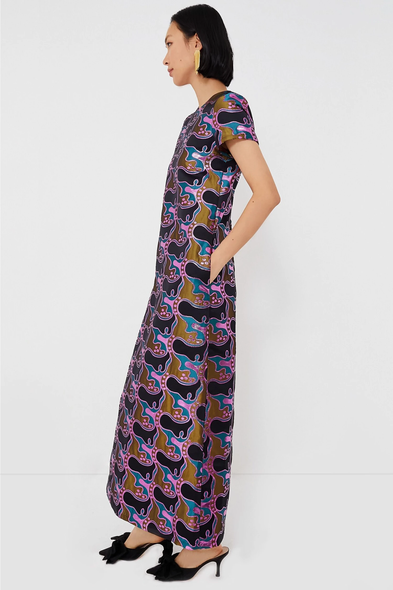 Jacquard Spritz Swing Dress - Image 3