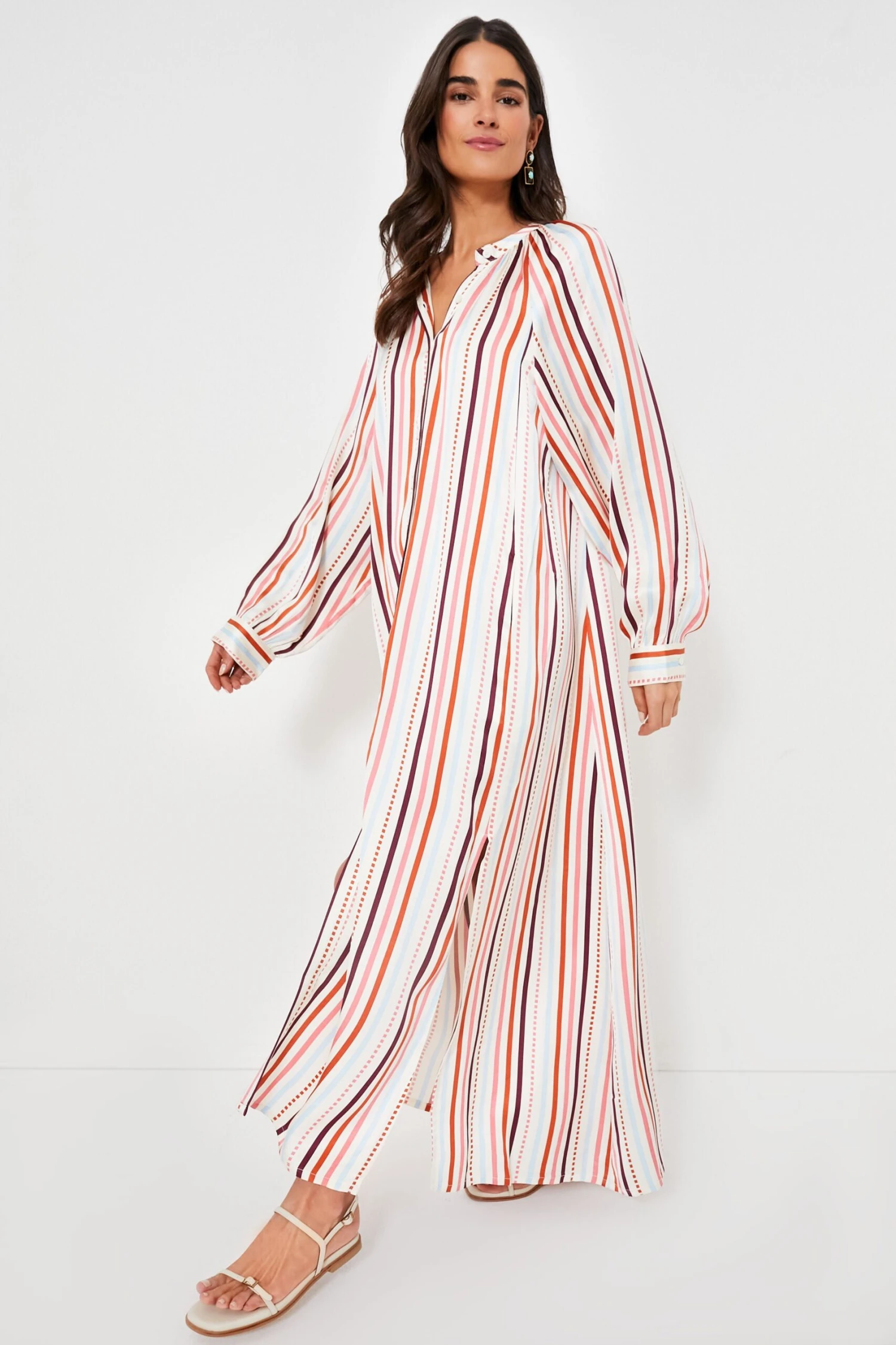 Bizu Cream Makeda Button Up Dress - Image 6