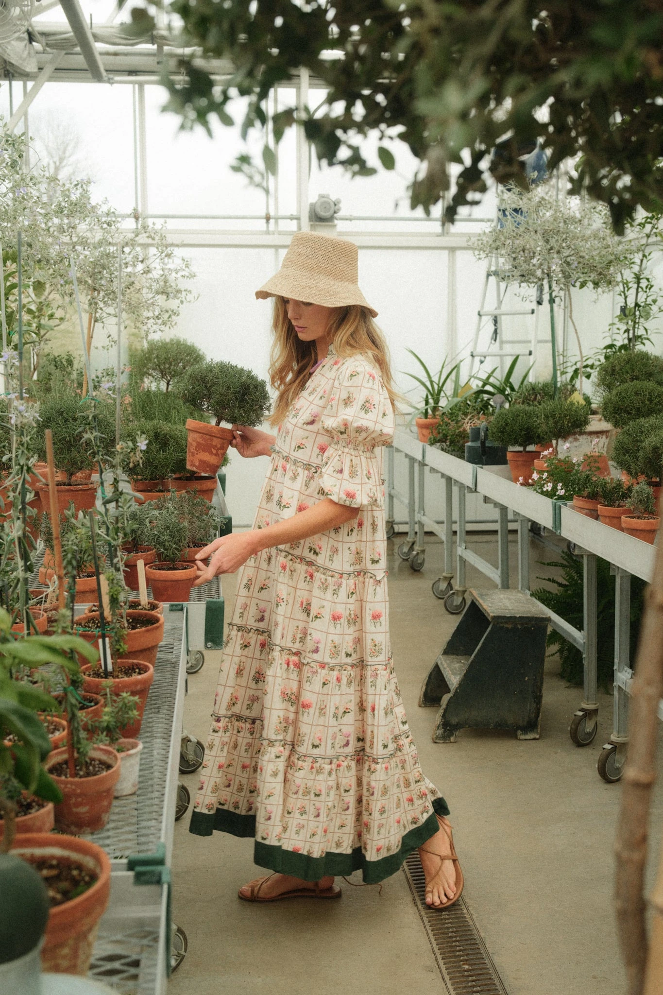 Exclusive Vintage Stamp Emily Maxi Dress - Image 7