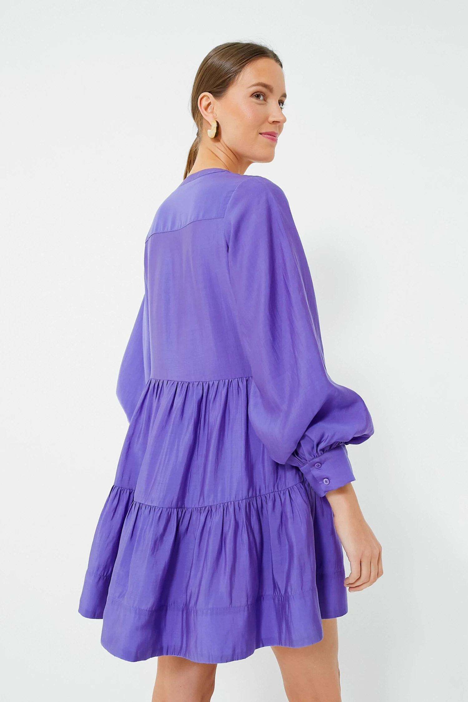 Purple Amie Mini Dress - Image 4