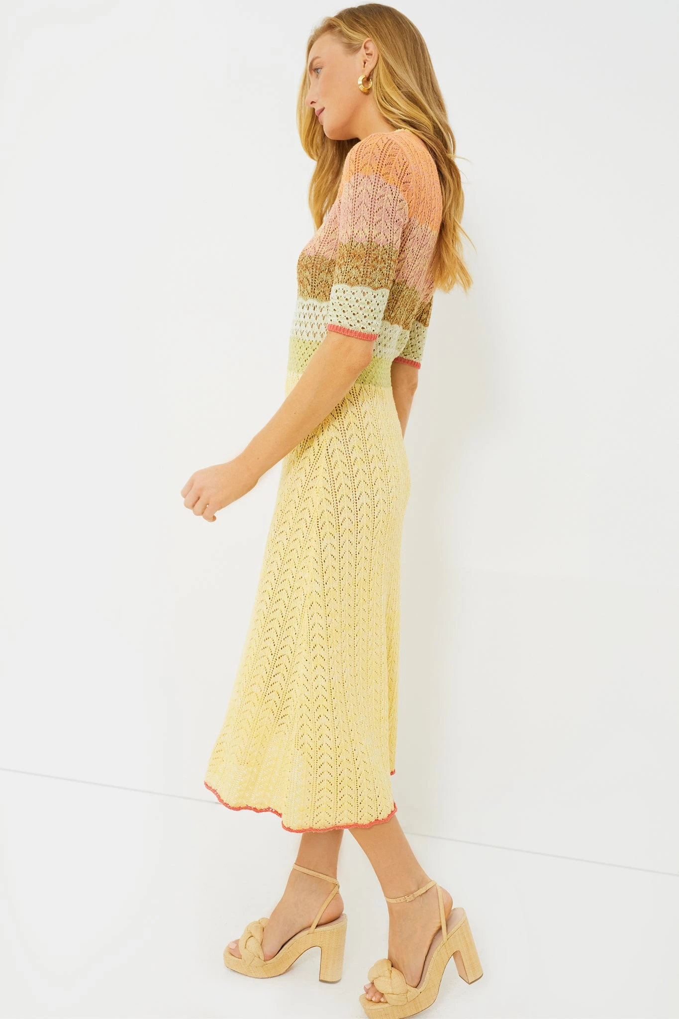 Vanessa Bruno Multicolor Coronille Midi Dress - Image 4