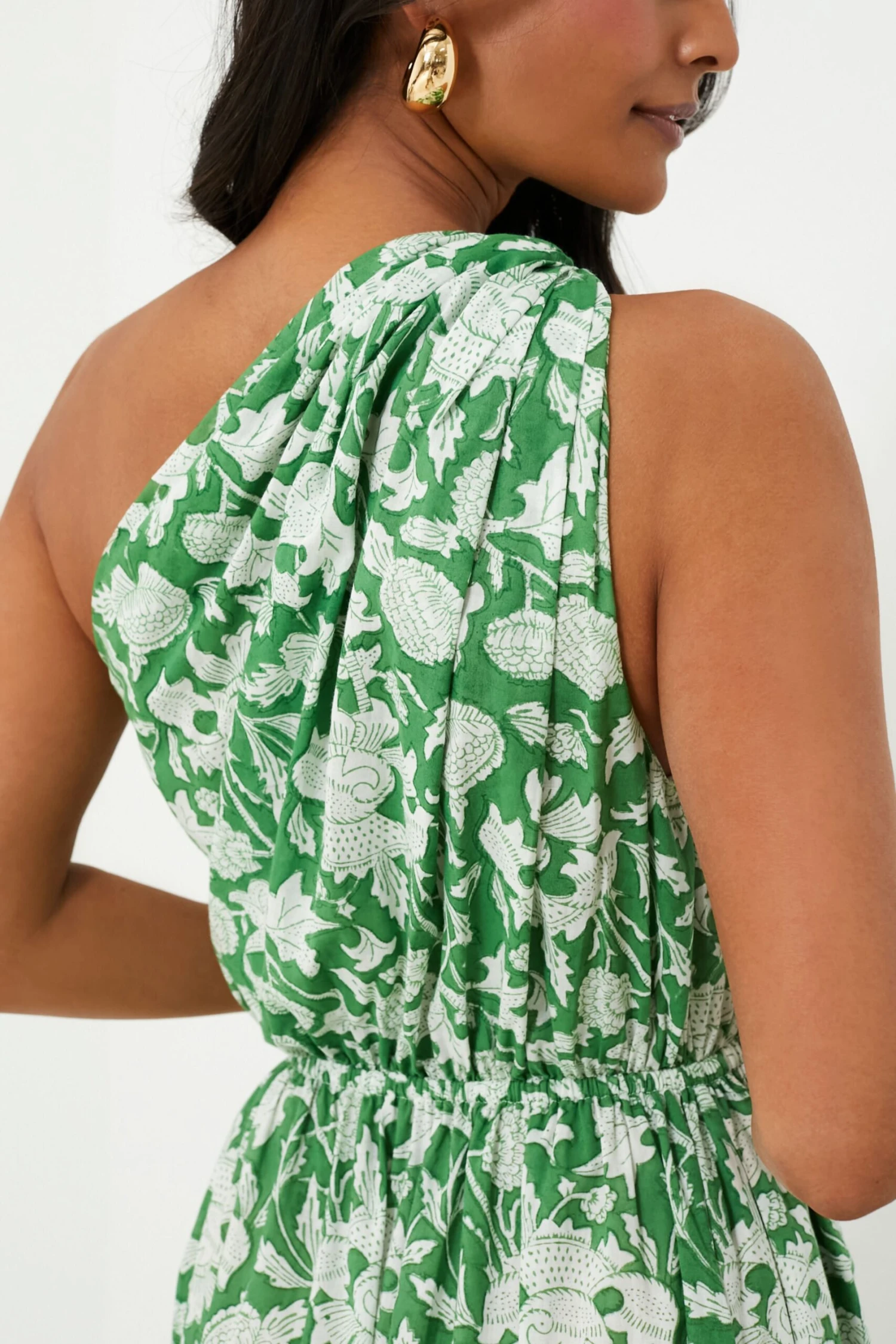 Exclusive Green Botanica Long Dress - Image 6