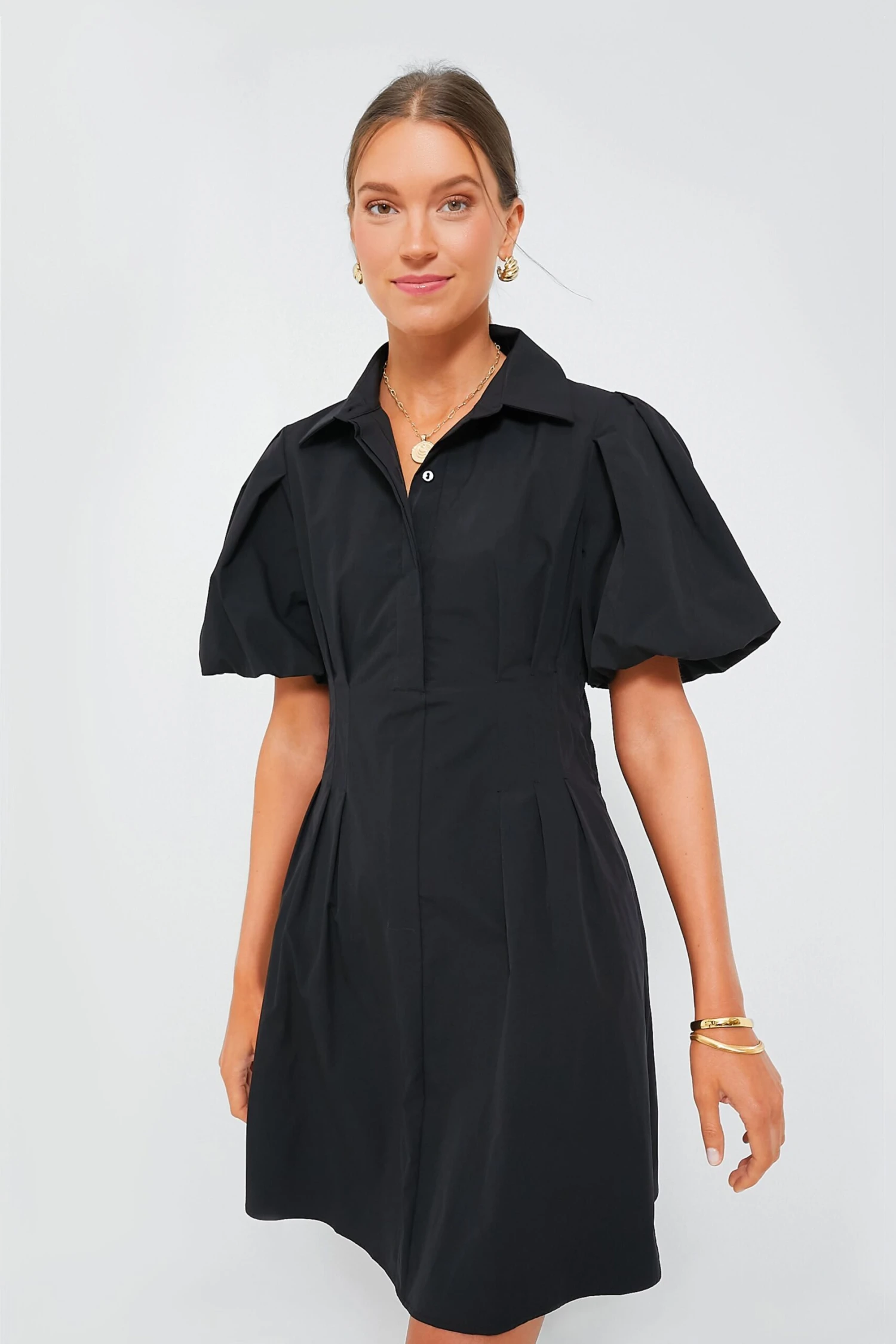 Black Mini Delaney Dress - Image 2