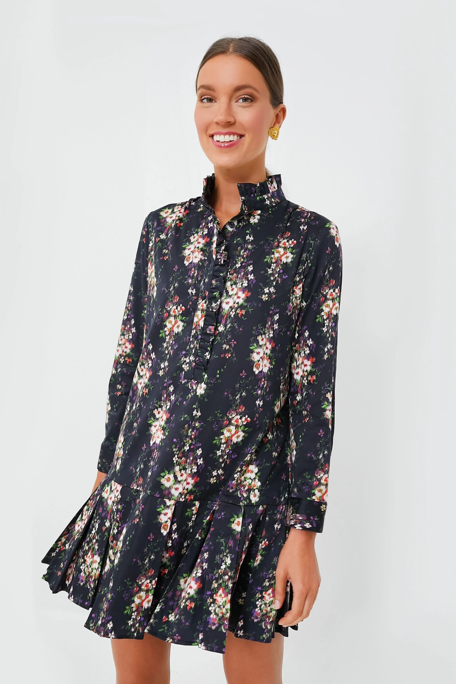 Onyx Falling Flowers Bouquet Tate Dress - Image 2