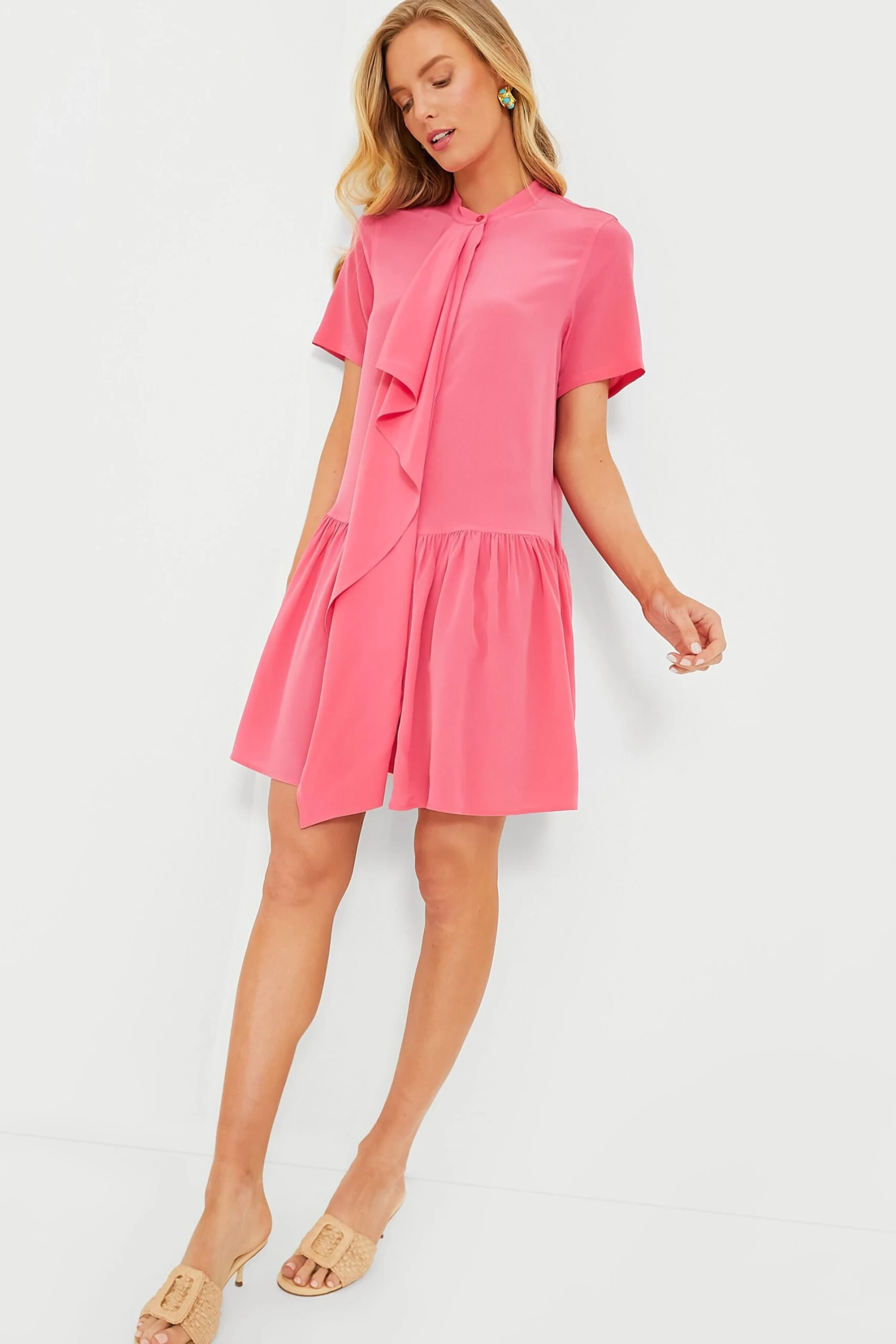 ULLA JOHNSON Fuchsia Adalyn Dress - Image 6