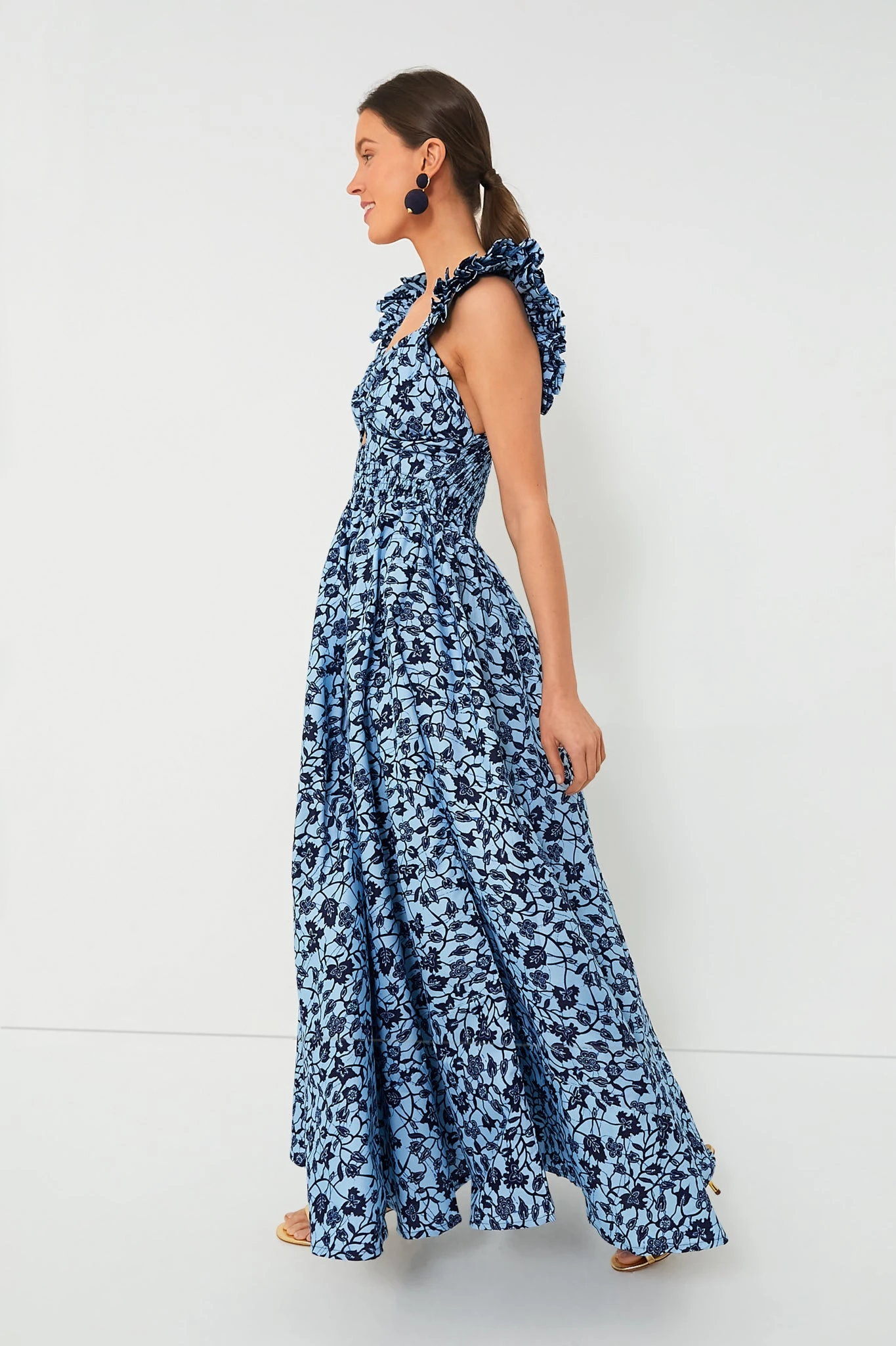 Exclusive Blue Ibukun Dress - Image 3