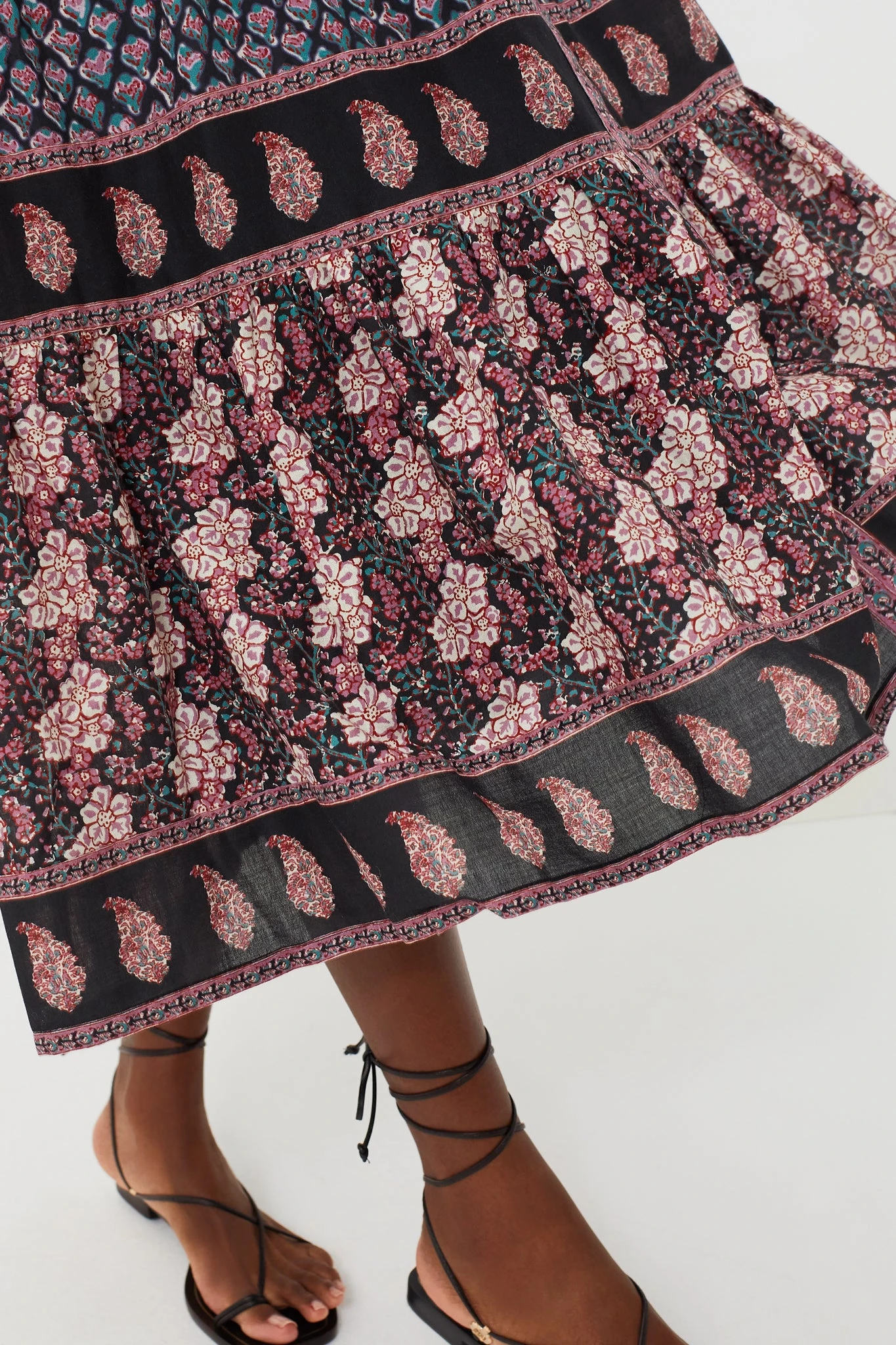 Donna Print Sleeveless Midi Dress - Image 6